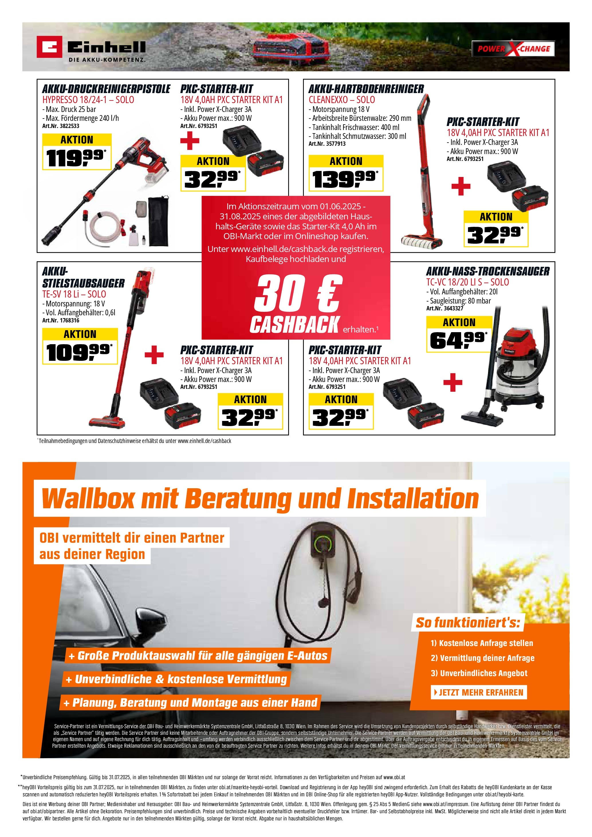 OBI Flugblatt von 01.07.2025 - Aktuelle Angebote | Seite: 21