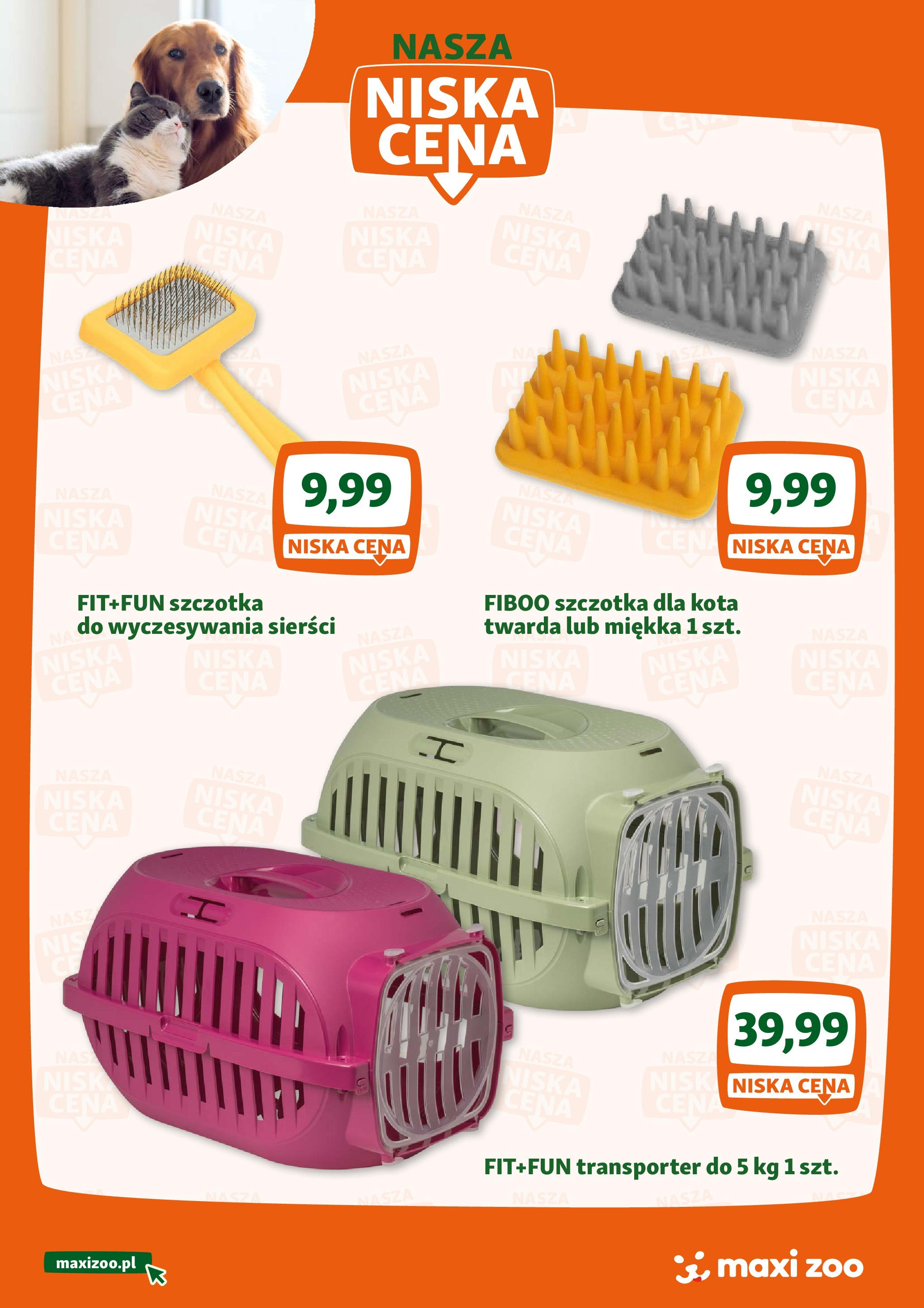 Maxi Zoo Gazetka - Nasza niska cena od (01.07.2025 - 30.09.2025) | Strona: 7 | Produkty: Szczotka