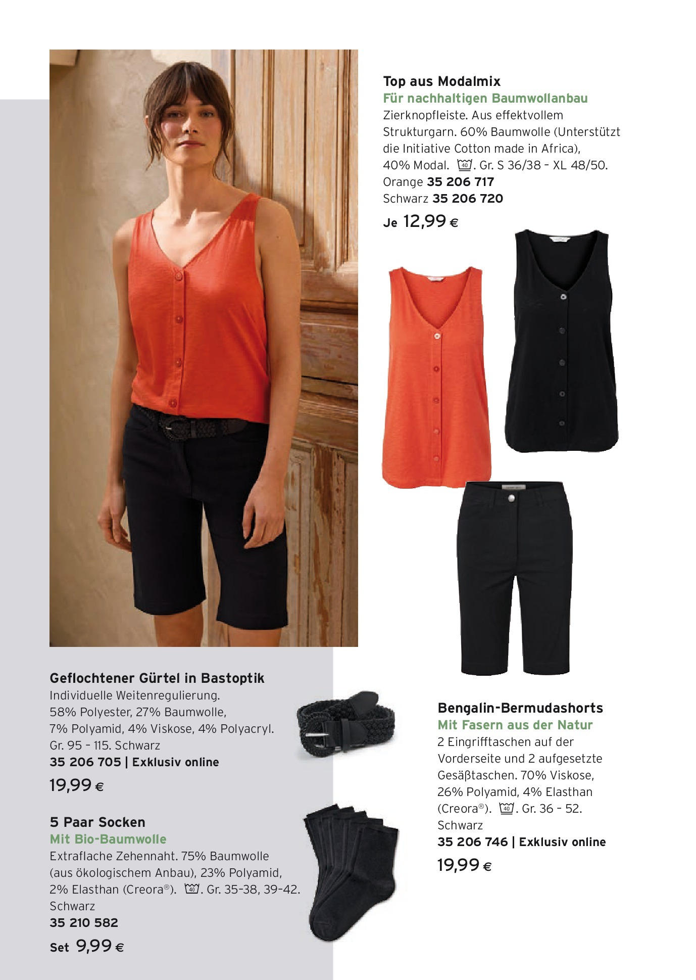 Tchibo Eduscho Endless summer von 09.07.2025 - Aktuelle Angebote | Seite: 15 | Produkte: Socken, Gürtel