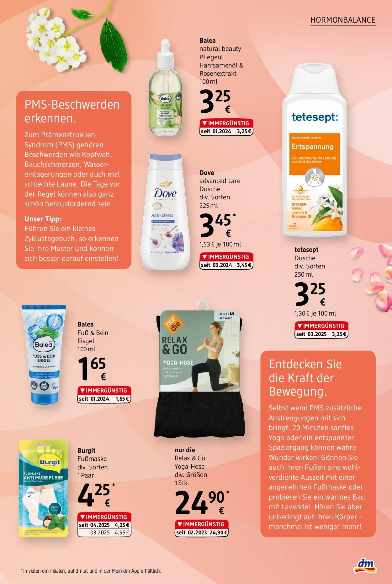 dm drogerie markt - dm: Journal Juli 2025 von 09.07.2025 - Aktuelle Angebote | Seite: 9 | Produkte: Wasser, Bad, Dusche, Orangen