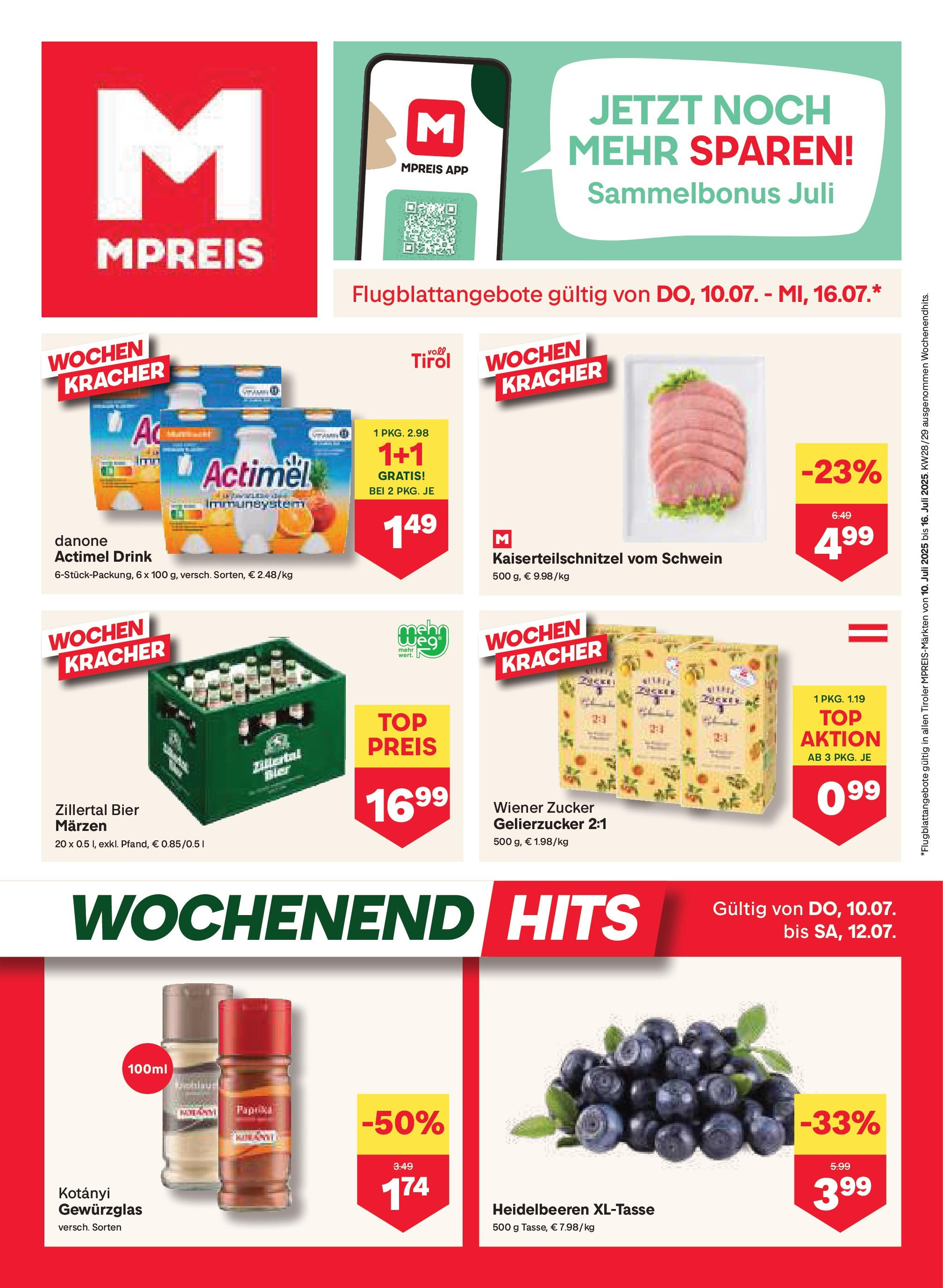  MPREIS Lans ab (09.07.2025 - 16.07.2025) - Seite 1