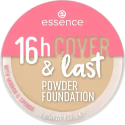 essence Foundation Puder 16h Cover & Last 06 Cashew