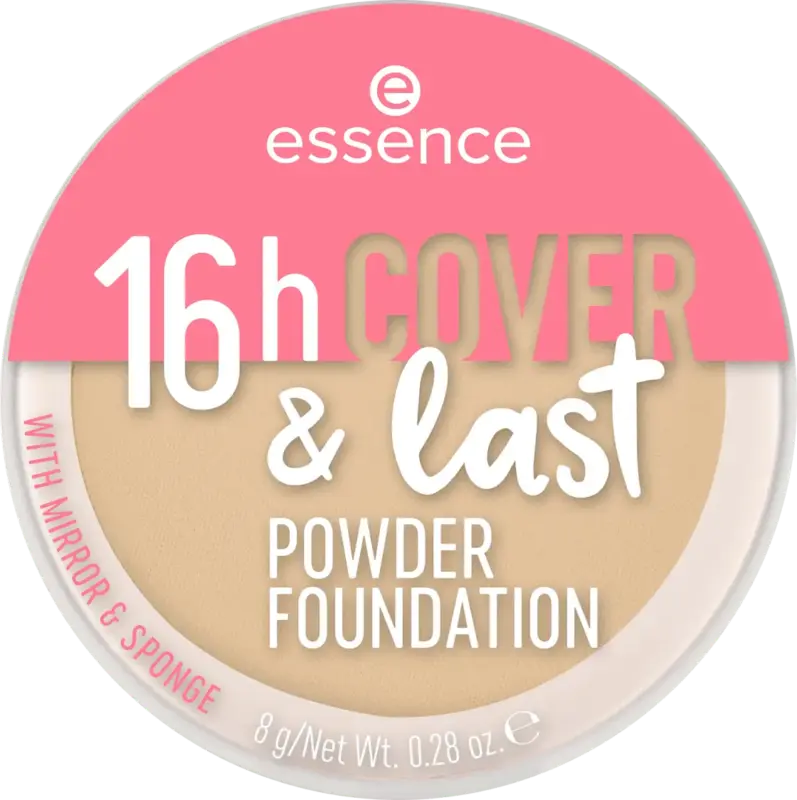 essence Foundation Puder 16h Cover & Last 06 Cashew