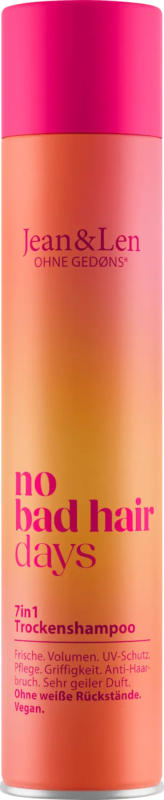 Jean&Len Trockenshampoo "no bad hair days" Effekt 7in1