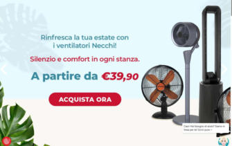 Rinfresca la tua estate con i ventilatori Necchi!