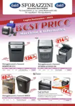 Sforazzini Best price - al 30.09.2025