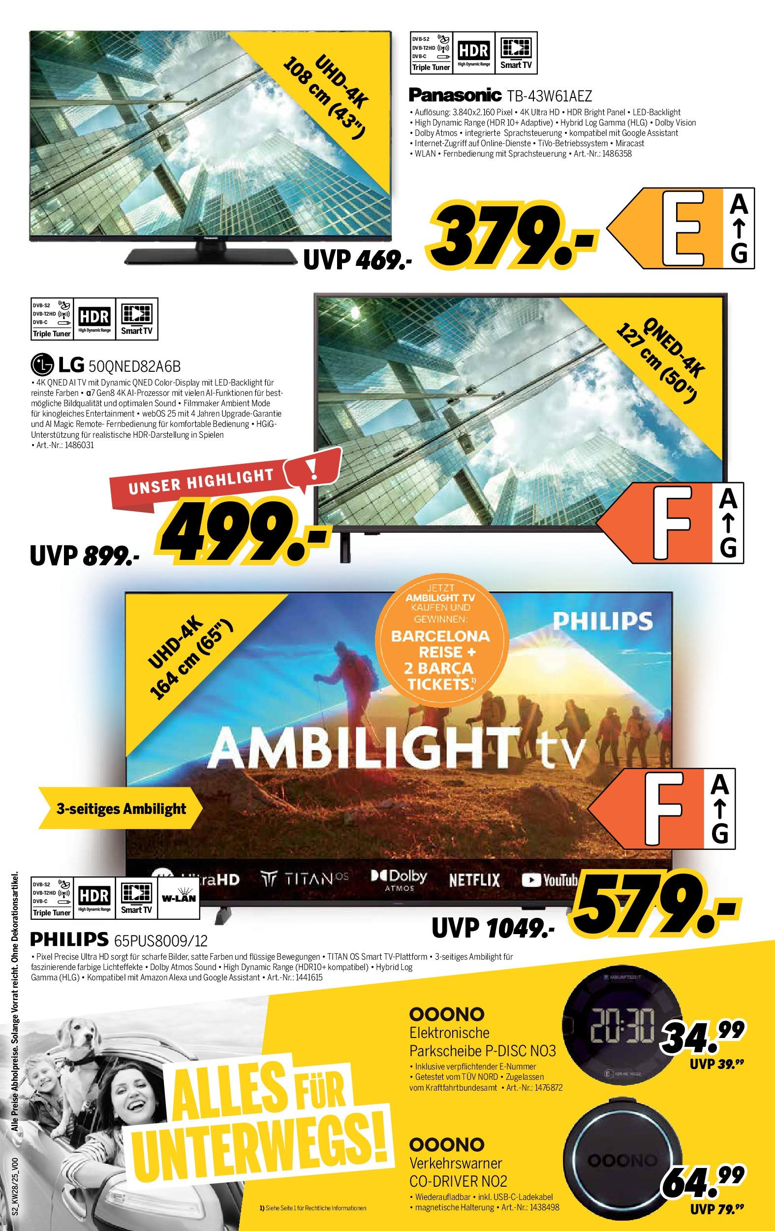 Medimax Prospekt 	 (ab 05.07.2025) zum Blättern | Seite: 2 | Produkte: LG, Philips, Panasonic, Smart TV
