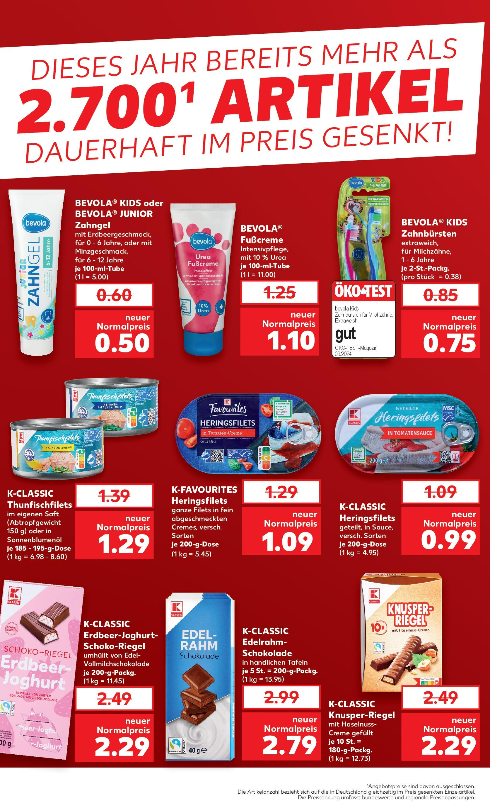 Prospekt Kaufland ab 03.07.2025 » Angebote Online zum Blättern | Seite: 61 | Produkte: Joghurt, Creme, Saft, Fußcreme
