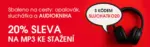 KOSMAS 20% slevu na všechny audioknihy v MP3 ke stažení – do 07.07.2025