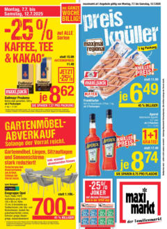 Vorschau von dem Prospekt - Maximarkt - Maximarkt: Flugblatt gültig ab 06.07.2025