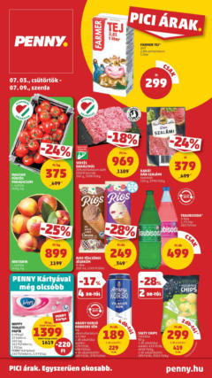 Fedezd fel - Pennymarket újság érvényessége - 2025.07.09-ig megtekintése, amely érvényes 2025.07.02.-től