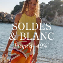 Soldes et Blanc Jusqu'à -40%