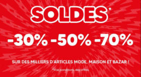 SOLDES jusqu'à -70 %