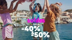 SOLDES Tout à -40% et -50% sur une sélection