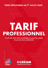Tarifs professionnels