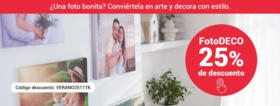 DECORA con tus fotos con el código VERANO2511TK