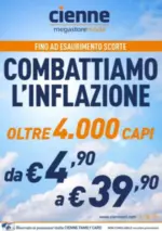 Cienne Megastore Moda Fino esaurimento scorte - al 31.07.2025