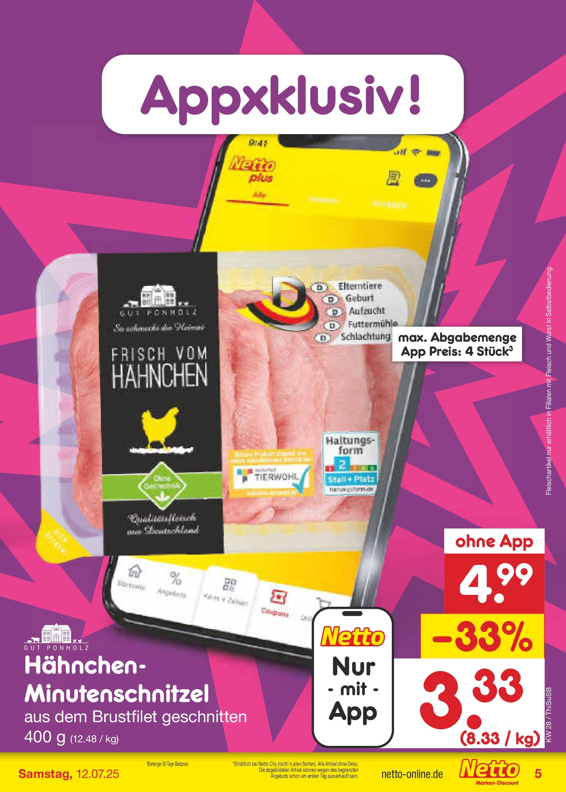 Netto Marken-Discount prospekt Pirna (ab 07.07.2025) » Angebote | Seite: 5 | Produkte: Hahnchen, Wurst, Fleisch Netto Marken-Discount prospekt Pirna (ab 07.07.2025) » Angebote | Seite: 5 | Produkte: Hahnchen, Wurst, Fleisch
