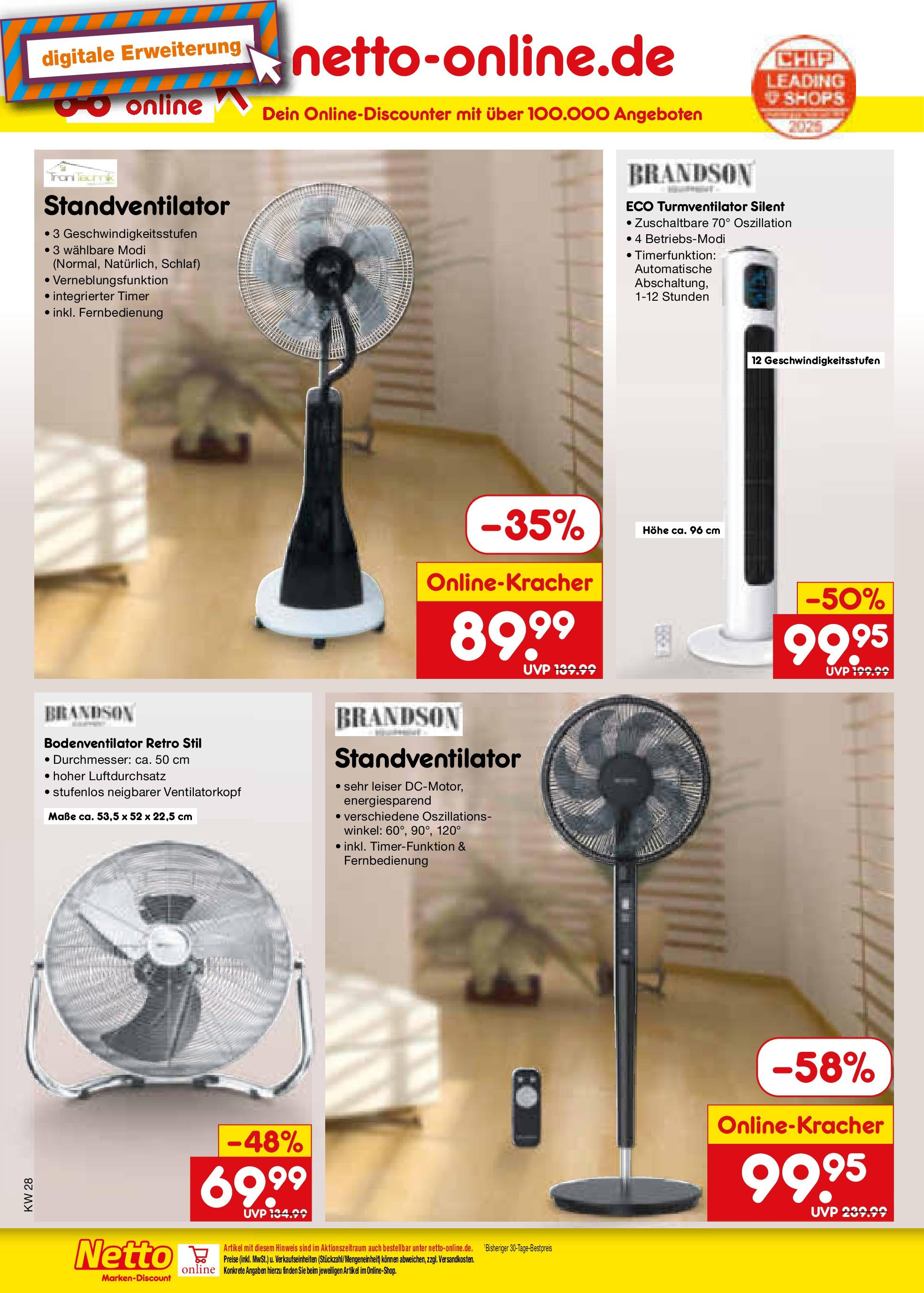 Netto Marken-Discount prospekt Stadtlohn (ab 07.07.2025) » Angebote | Seite: 42 | Produkte: Turmventilator Netto Marken-Discount prospekt Stadtlohn (ab 07.07.2025) » Angebote | Seite: 42 | Produkte: Turmventilator