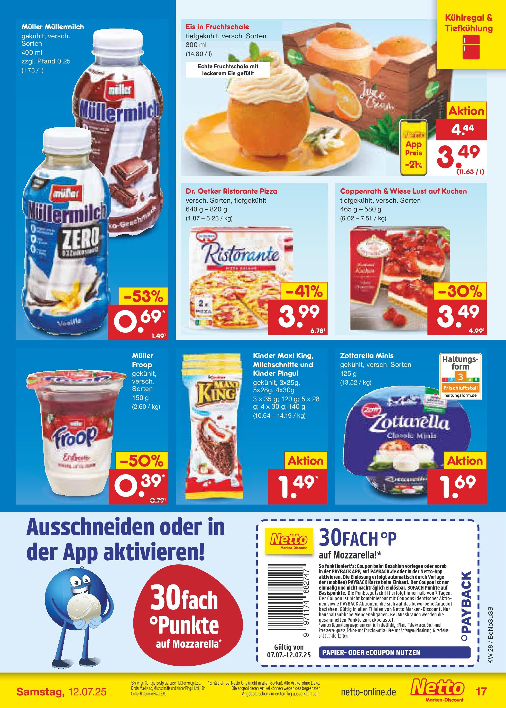 Netto Marken-Discount prospekt Stadtlohn (ab 07.07.2025) » Angebote | Seite: 19 | Produkte: Ristorante, Froop, Pizza, Eis Netto Marken-Discount prospekt Stadtlohn (ab 07.07.2025) » Angebote | Seite: 19 | Produkte: Ristorante, Froop, Pizza, Eis