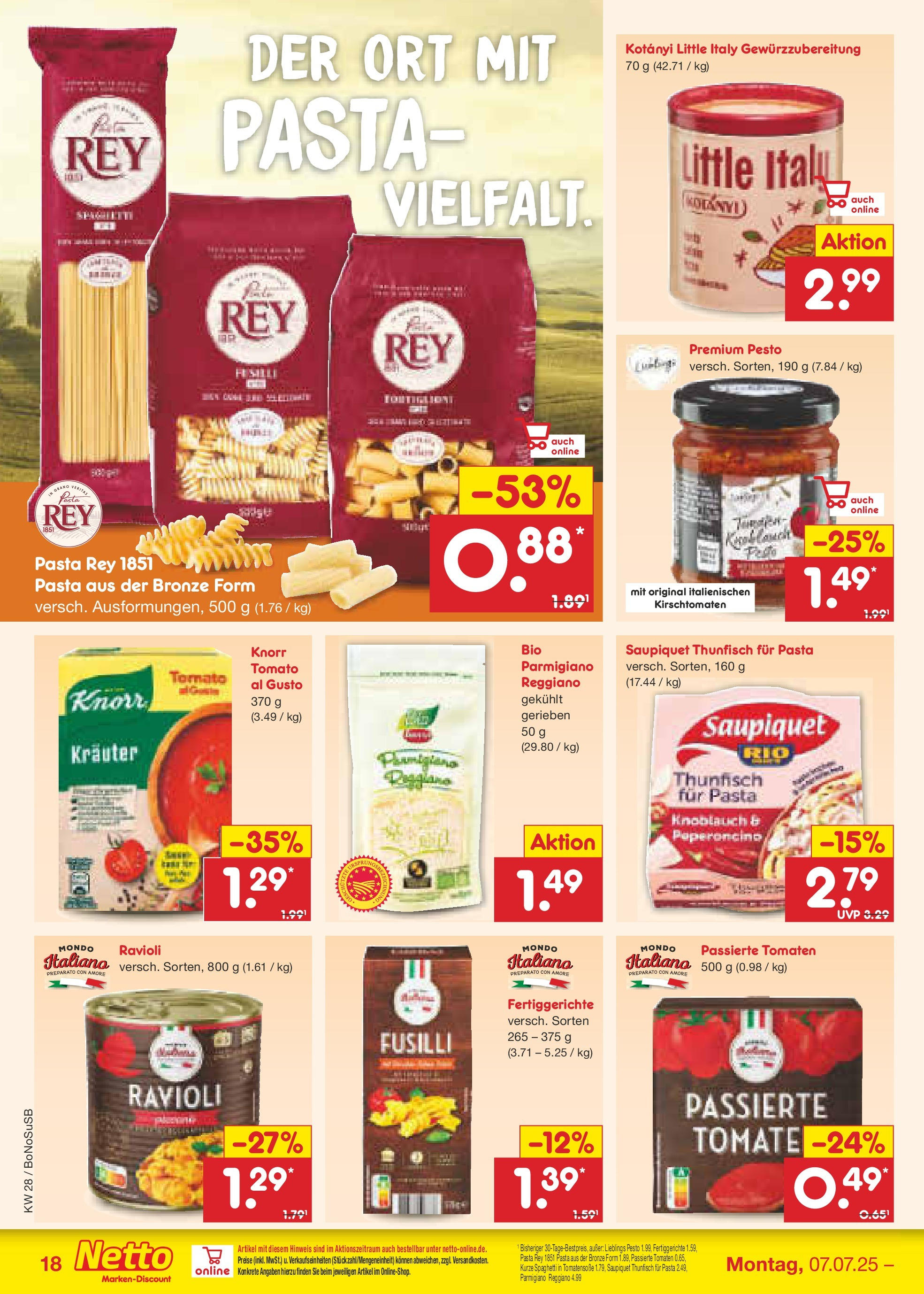 Netto Marken-Discount prospekt Stadtlohn (ab 07.07.2025) » Angebote | Seite: 24 | Produkte: Thunfisch, Tomaten, Knorr, Knoblauch Netto Marken-Discount prospekt Stadtlohn (ab 07.07.2025) » Angebote | Seite: 24 | Produkte: Thunfisch, Tomaten, Knorr, Knoblauch