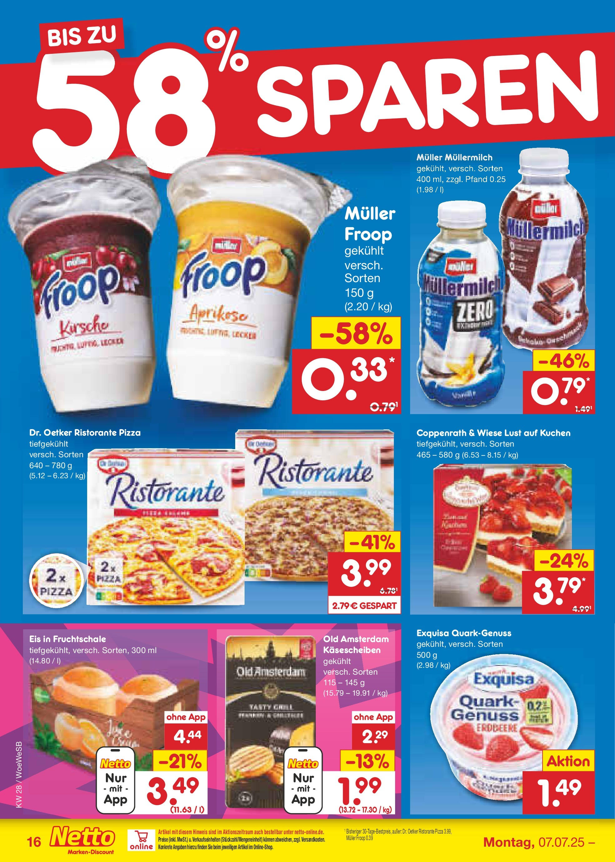 Netto Marken-Discount prospekt Katzweiler (ab 07.07.2025) » Angebote | Seite: 18 | Produkte: Grill, Exquisa, Pizza, Eis Netto Marken-Discount prospekt Katzweiler (ab 07.07.2025) » Angebote | Seite: 18 | Produkte: Grill, Exquisa, Pizza, Eis