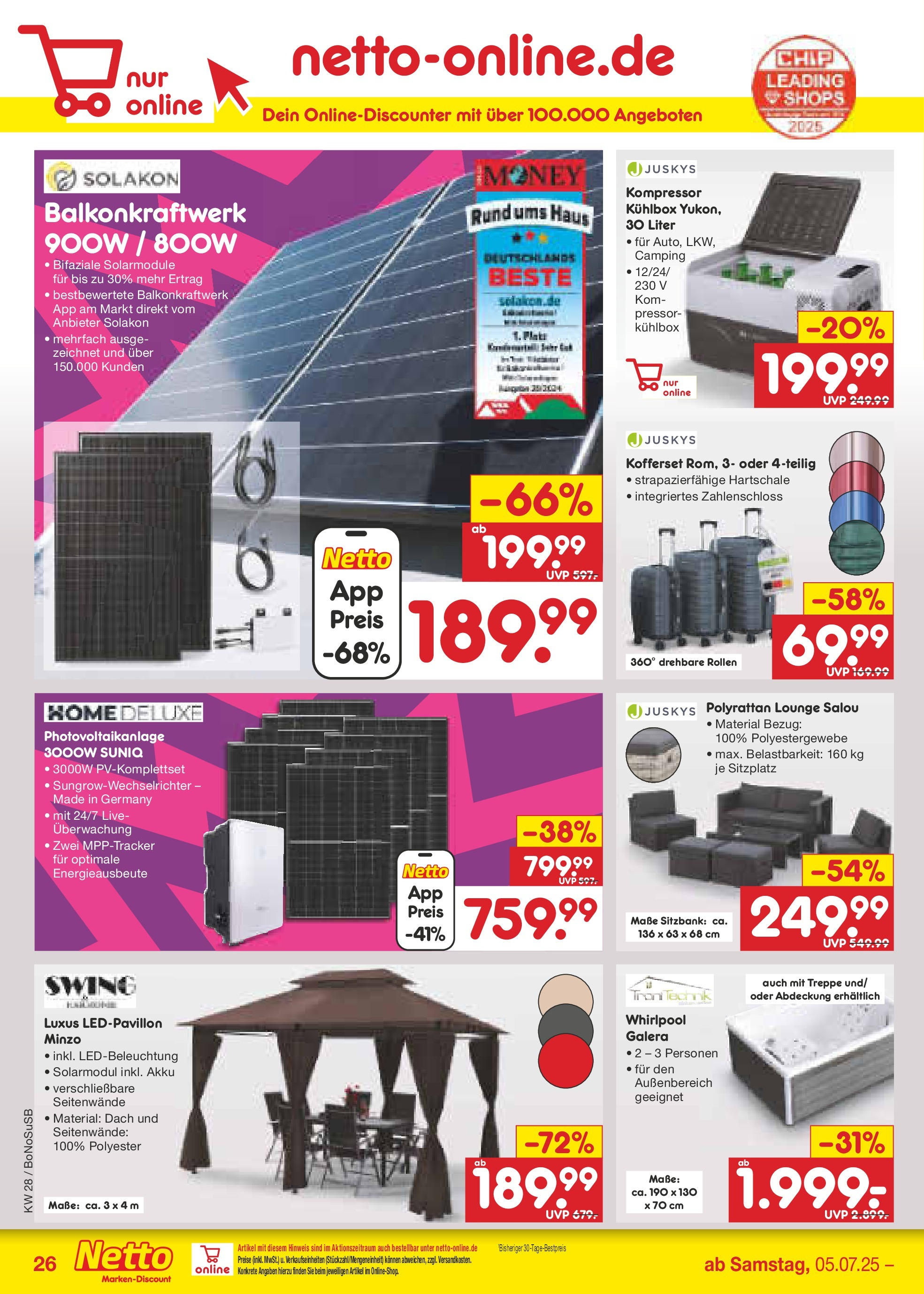Netto Marken-Discount prospekt Stadtlohn (ab 07.07.2025) » Angebote | Seite: 40 | Produkte: Sitzbank, Box Netto Marken-Discount prospekt Stadtlohn (ab 07.07.2025) » Angebote | Seite: 40 | Produkte: Sitzbank, Box