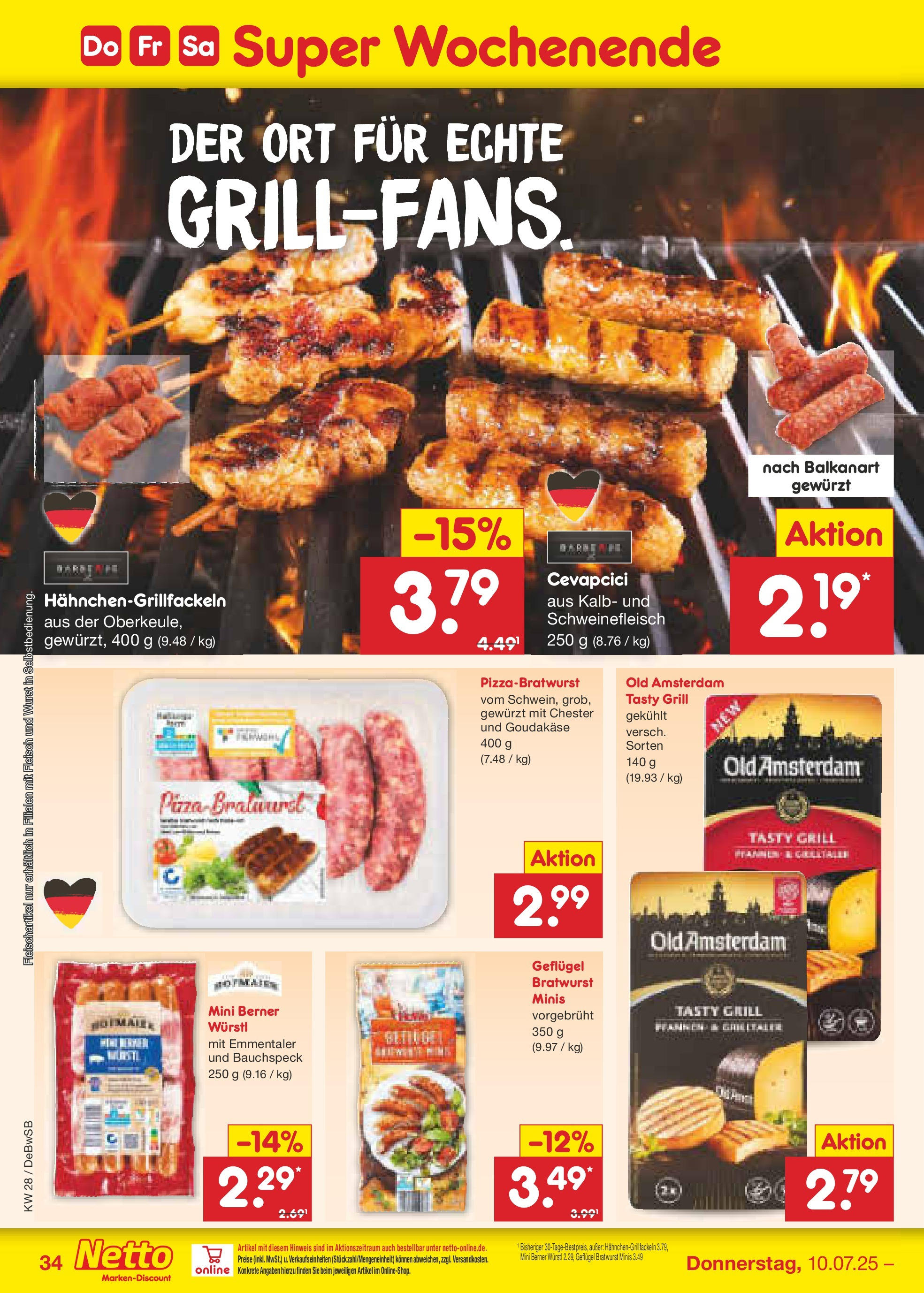 Netto Marken-Discount prospekt Waiblingen-Bittenfeld (ab 07.07.2025) » Angebote | Seite: 50 | Produkte: Grill, Würstl, Cevapcici, Schweinefleisch Netto Marken-Discount prospekt Waiblingen-Bittenfeld (ab 07.07.2025) » Angebote | Seite: 50 | Produkte: Grill, Würstl, Cevapcici, Schweinefleisch