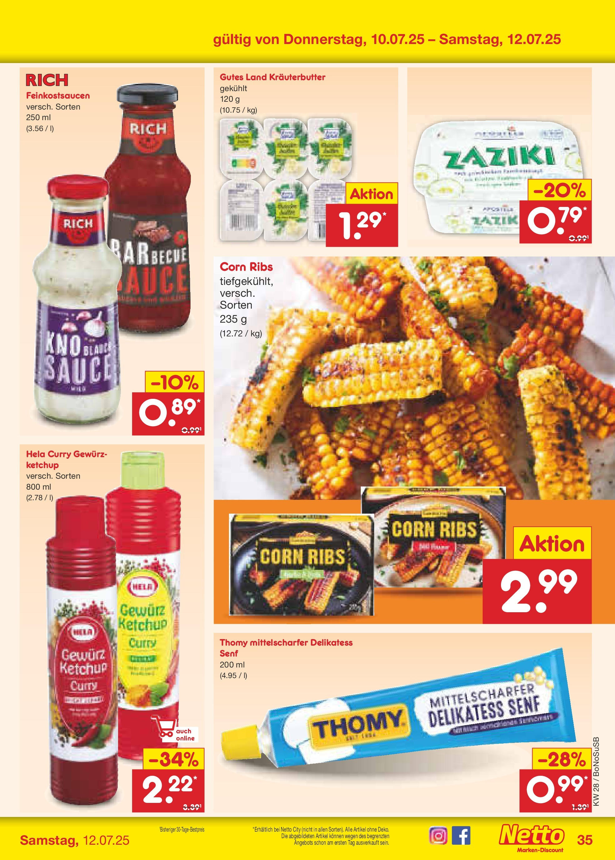 Netto Marken-Discount prospekt Stadtlohn (ab 07.07.2025) » Angebote | Seite: 51 | Produkte: Butter, Kräuterbutter, Ketchup Netto Marken-Discount prospekt Stadtlohn (ab 07.07.2025) » Angebote | Seite: 51 | Produkte: Butter, Kräuterbutter, Ketchup