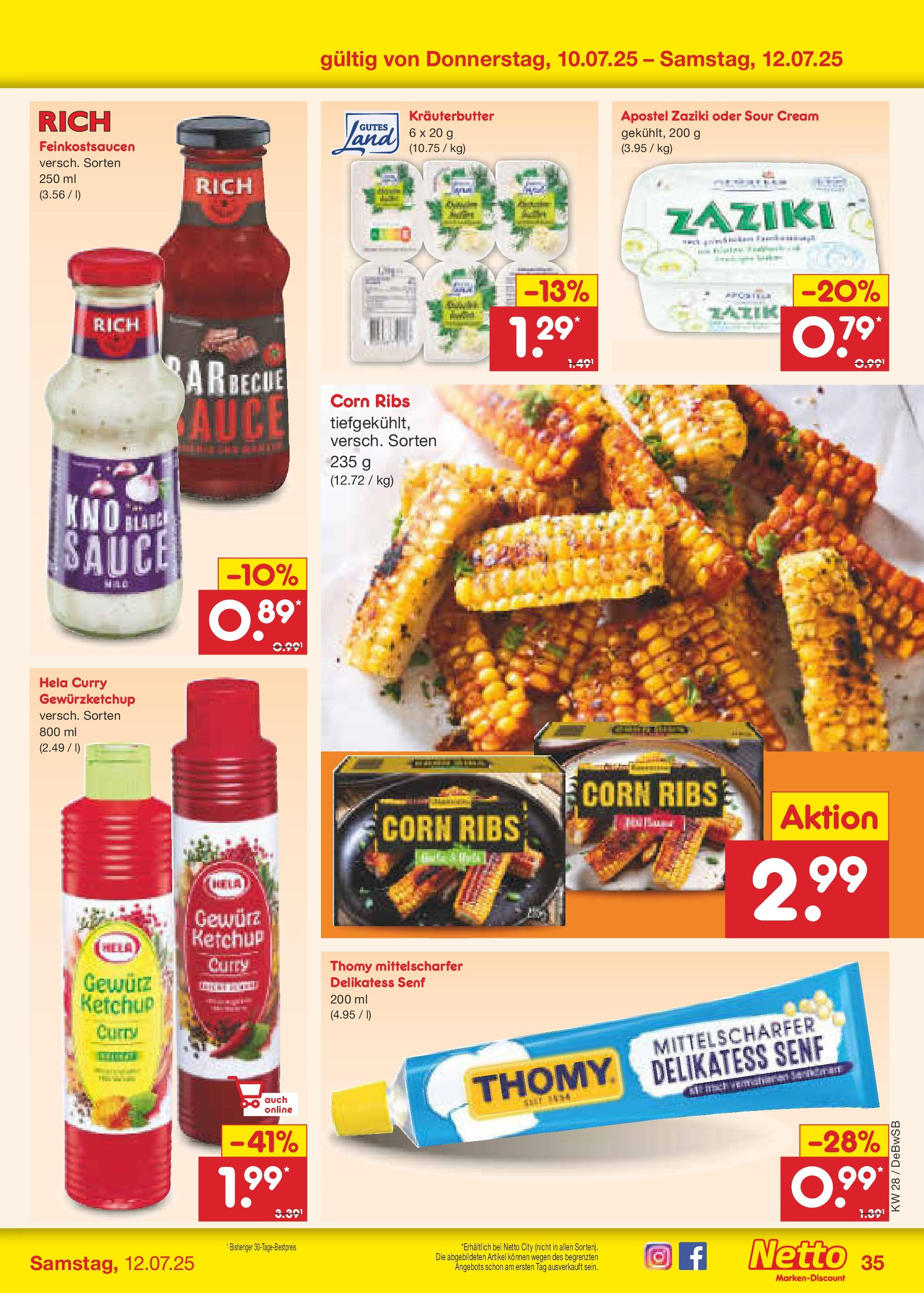 Netto Marken-Discount prospekt Waiblingen-Bittenfeld (ab 07.07.2025) » Angebote | Seite: 51 | Produkte: Butter, Kräuterbutter, Ketchup Netto Marken-Discount prospekt Waiblingen-Bittenfeld (ab 07.07.2025) » Angebote | Seite: 51 | Produkte: Butter, Kräuterbutter, Ketchup