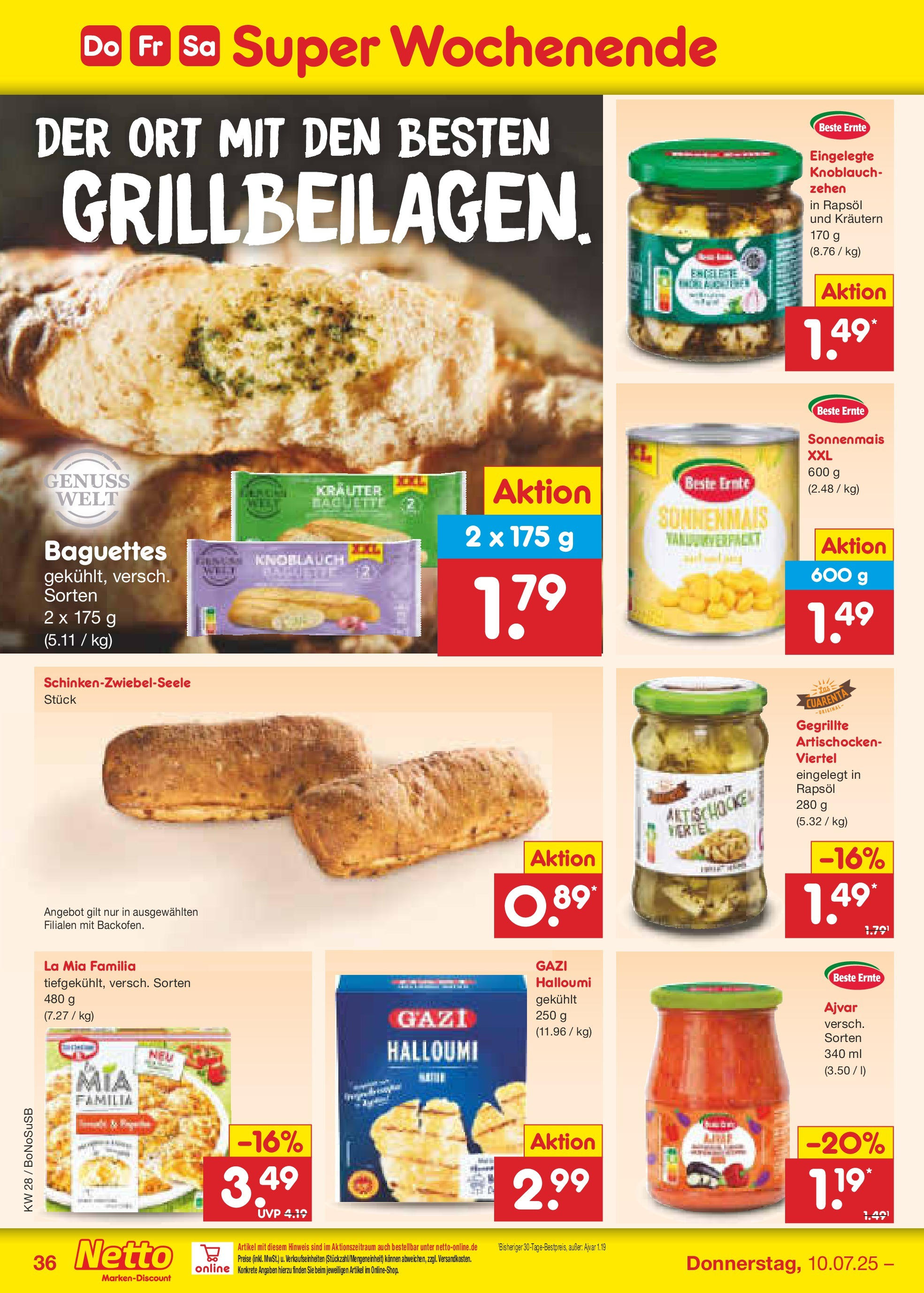 Netto Marken-Discount prospekt Stadtlohn (ab 07.07.2025) » Angebote | Seite: 52 | Produkte: Rapsöl, Knoblauch Netto Marken-Discount prospekt Stadtlohn (ab 07.07.2025) » Angebote | Seite: 52 | Produkte: Rapsöl, Knoblauch