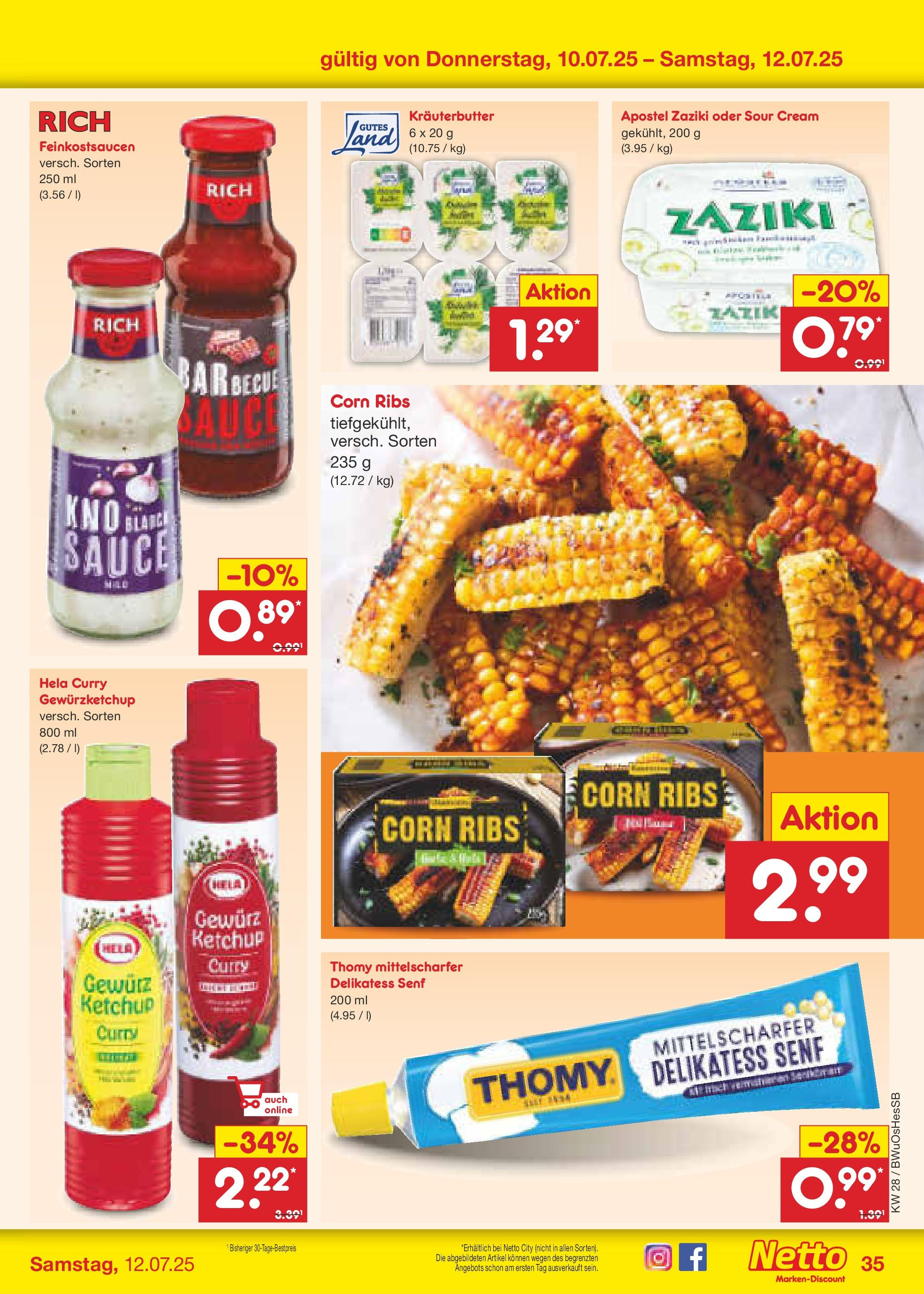 Netto Marken-Discount prospekt Osterode (ab 07.07.2025) » Angebote | Seite: 51 | Produkte: Butter, Kräuterbutter, Knorr, Ketchup Netto Marken-Discount prospekt Osterode (ab 07.07.2025) » Angebote | Seite: 51 | Produkte: Butter, Kräuterbutter, Knorr, Ketchup