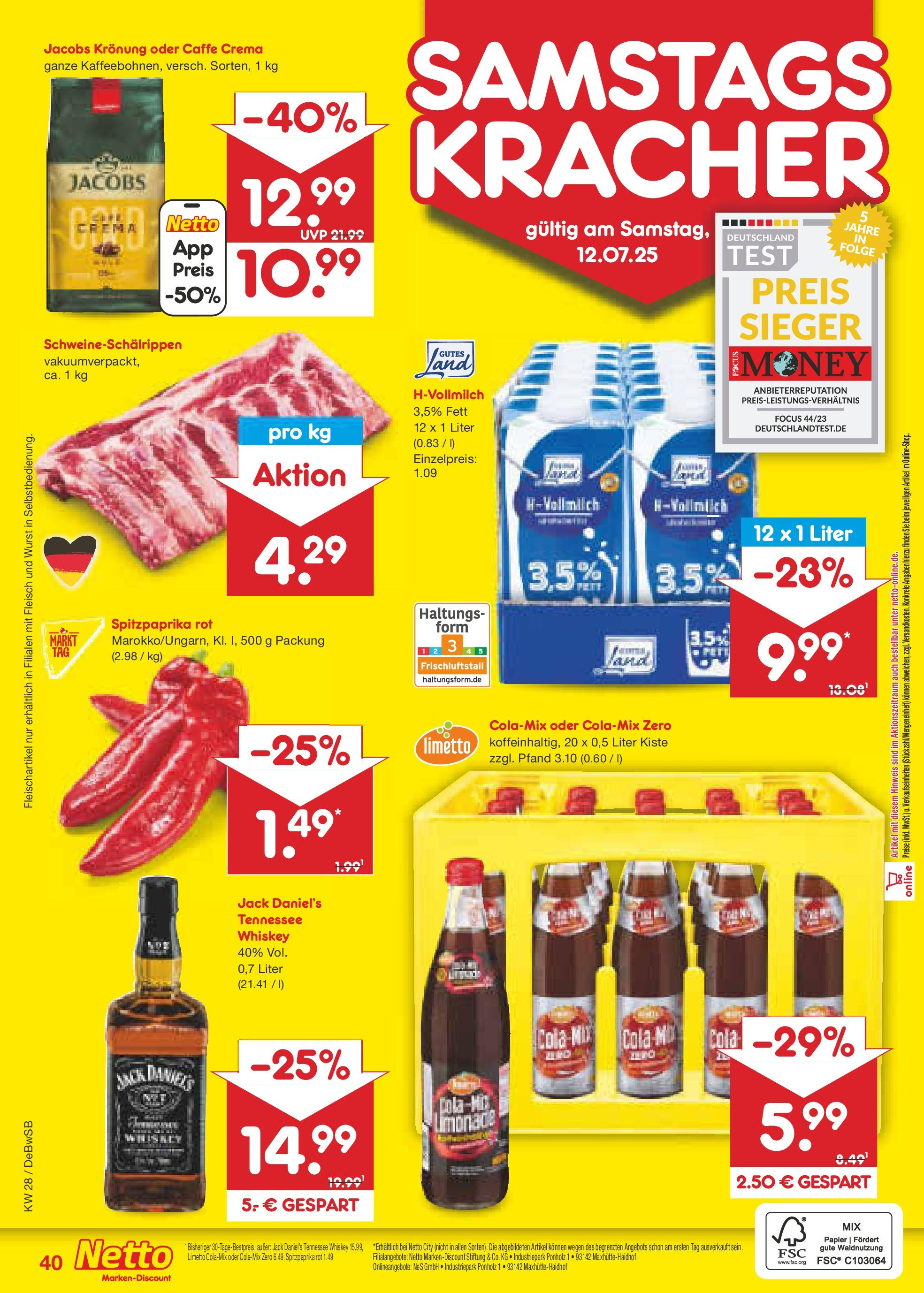 Netto Marken-Discount prospekt Waiblingen-Bittenfeld (ab 07.07.2025) » Angebote | Seite: 58 | Produkte: Limonade, Wurst, Fleisch, Whiskey Netto Marken-Discount prospekt Waiblingen-Bittenfeld (ab 07.07.2025) » Angebote | Seite: 58 | Produkte: Limonade, Wurst, Fleisch, Whiskey