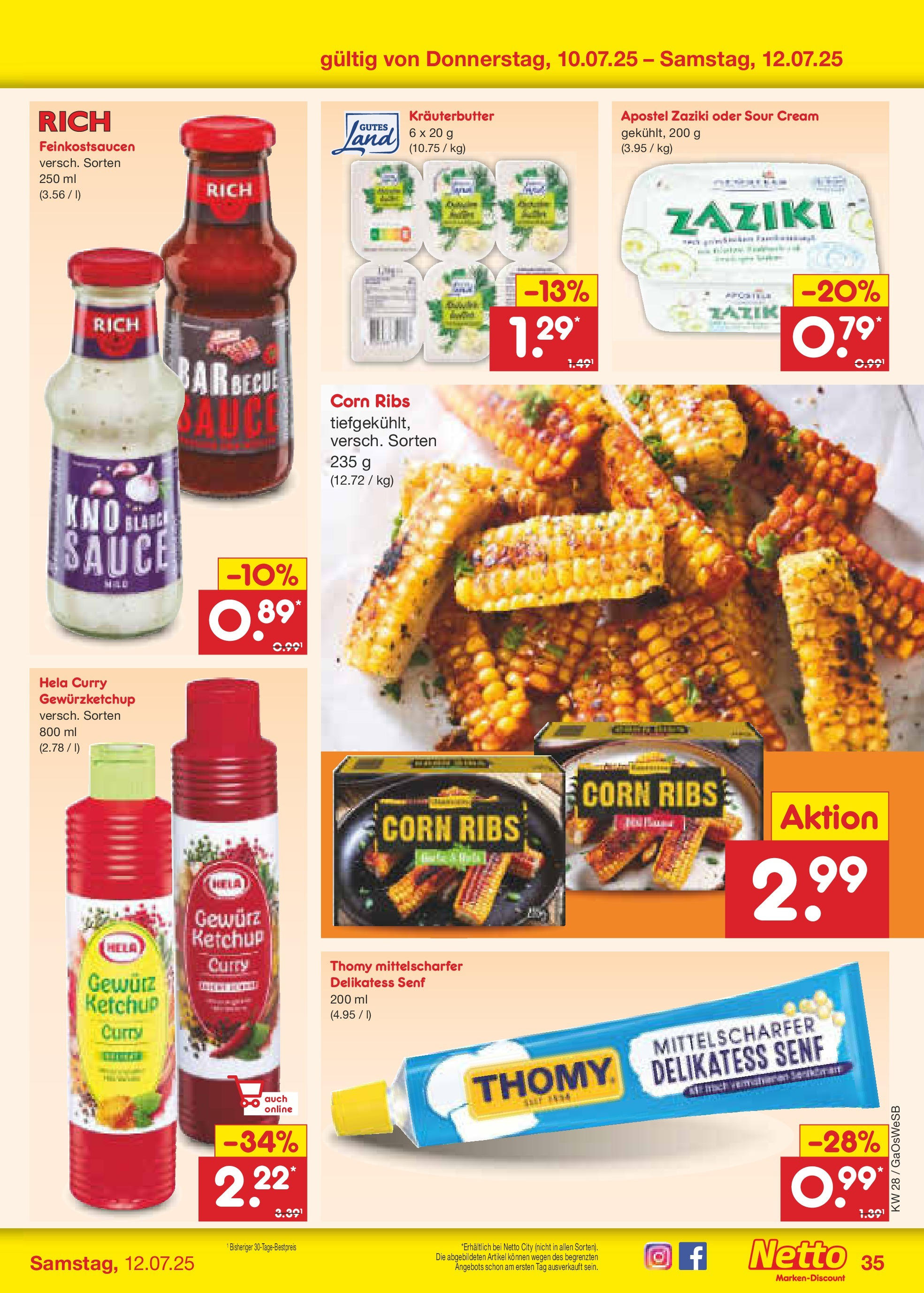 Netto Marken-Discount prospekt Moormerland (ab 07.07.2025) » Angebote | Seite: 51 | Produkte: Butter, Kräuterbutter, Ketchup Netto Marken-Discount prospekt Moormerland (ab 07.07.2025) » Angebote | Seite: 51 | Produkte: Butter, Kräuterbutter, Ketchup
