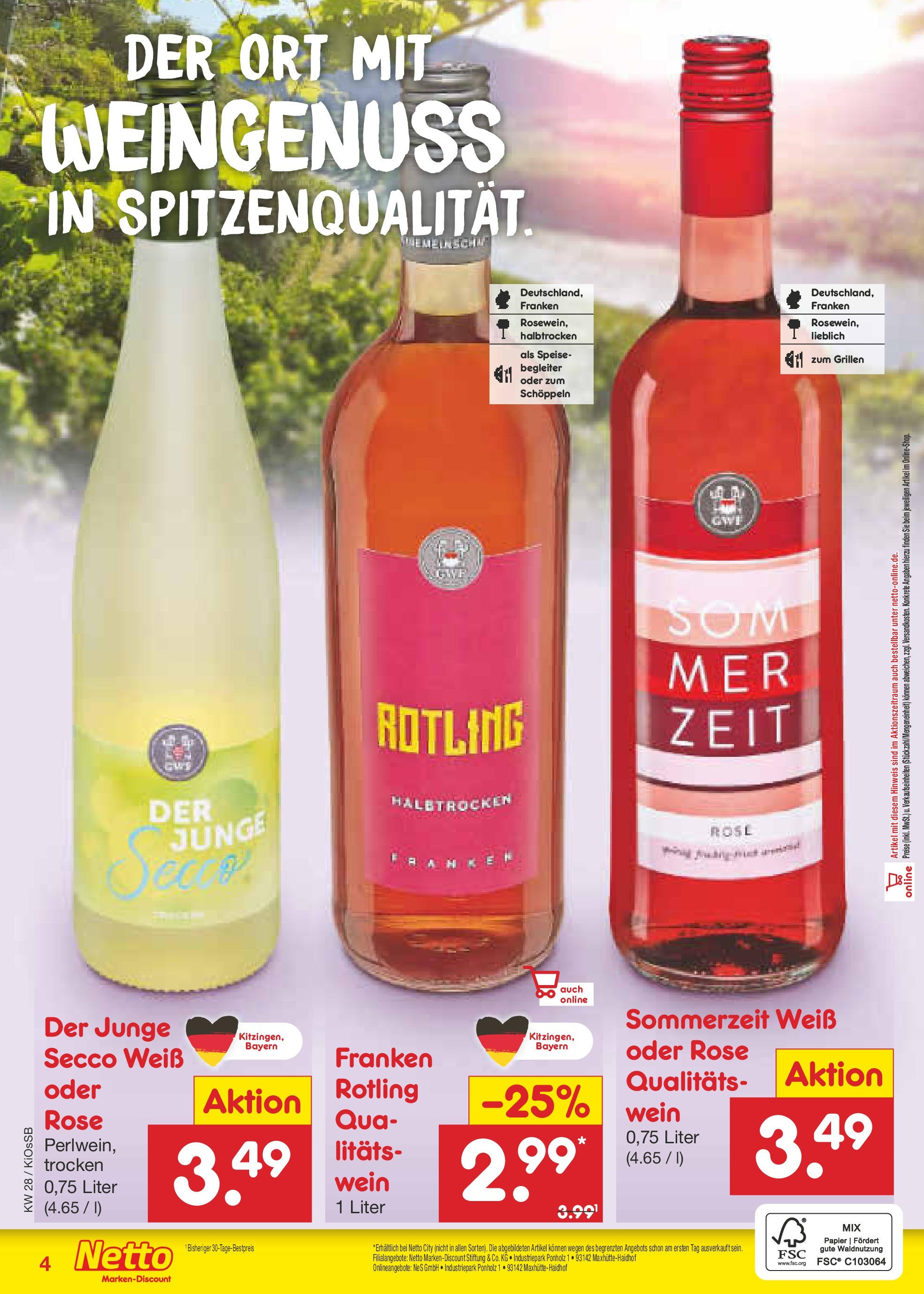 Netto Marken-Discount prospekt Oberhaid (ab 07.07.2025) » Angebote | Seite: 62 | Produkte: Wein Netto Marken-Discount prospekt Oberhaid (ab 07.07.2025) » Angebote | Seite: 62 | Produkte: Wein