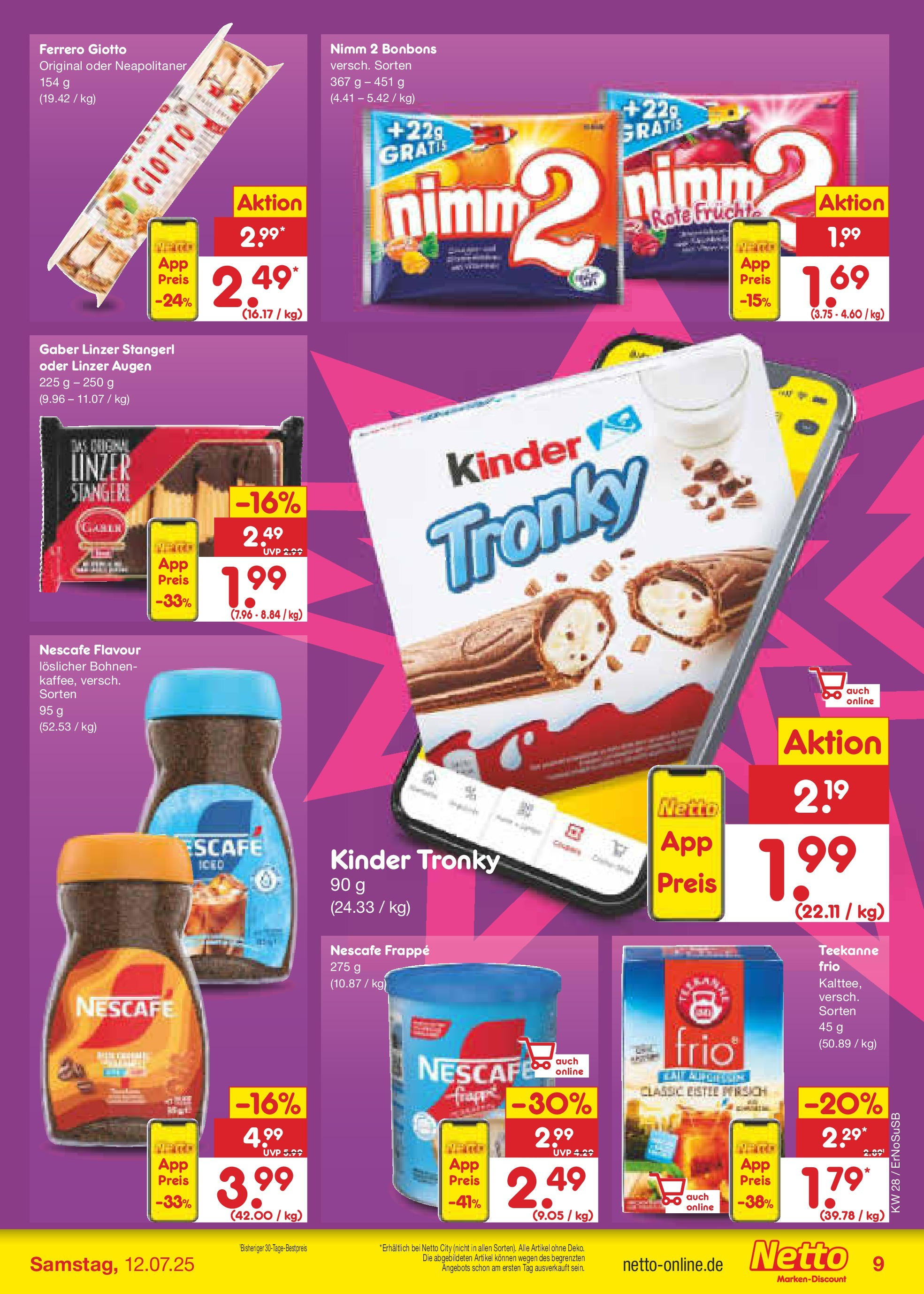 Netto Marken-Discount prospekt Nordhausen (ab 07.07.2025) » Angebote | Seite: 11 | Produkte: Nescafe, Teekanne Netto Marken-Discount prospekt Nordhausen (ab 07.07.2025) » Angebote | Seite: 11 | Produkte: Nescafe, Teekanne