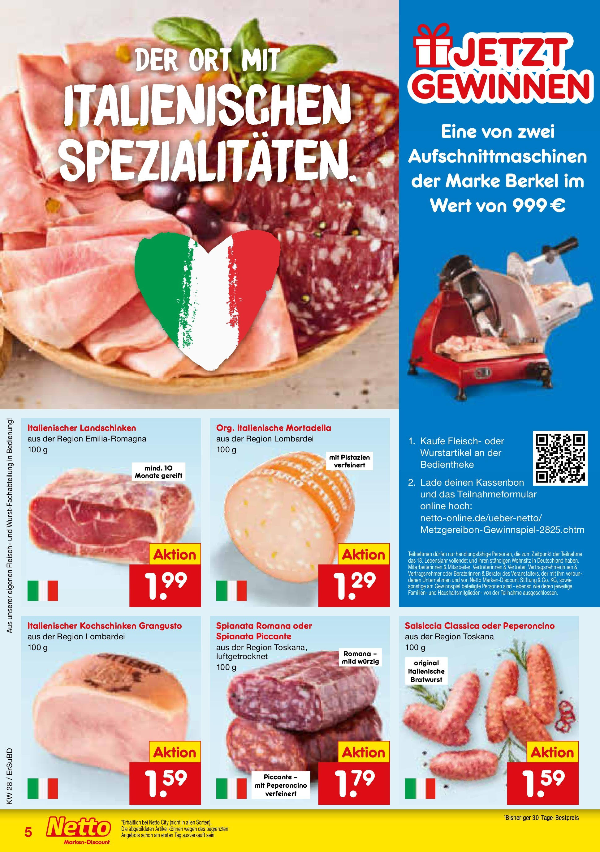 Netto Marken-Discount prospekt Nordhausen (ab 07.07.2025) » Angebote | Seite: 19 | Produkte: Bratwurst, Pistazien, Fleisch Netto Marken-Discount prospekt Nordhausen (ab 07.07.2025) » Angebote | Seite: 19 | Produkte: Bratwurst, Pistazien, Fleisch