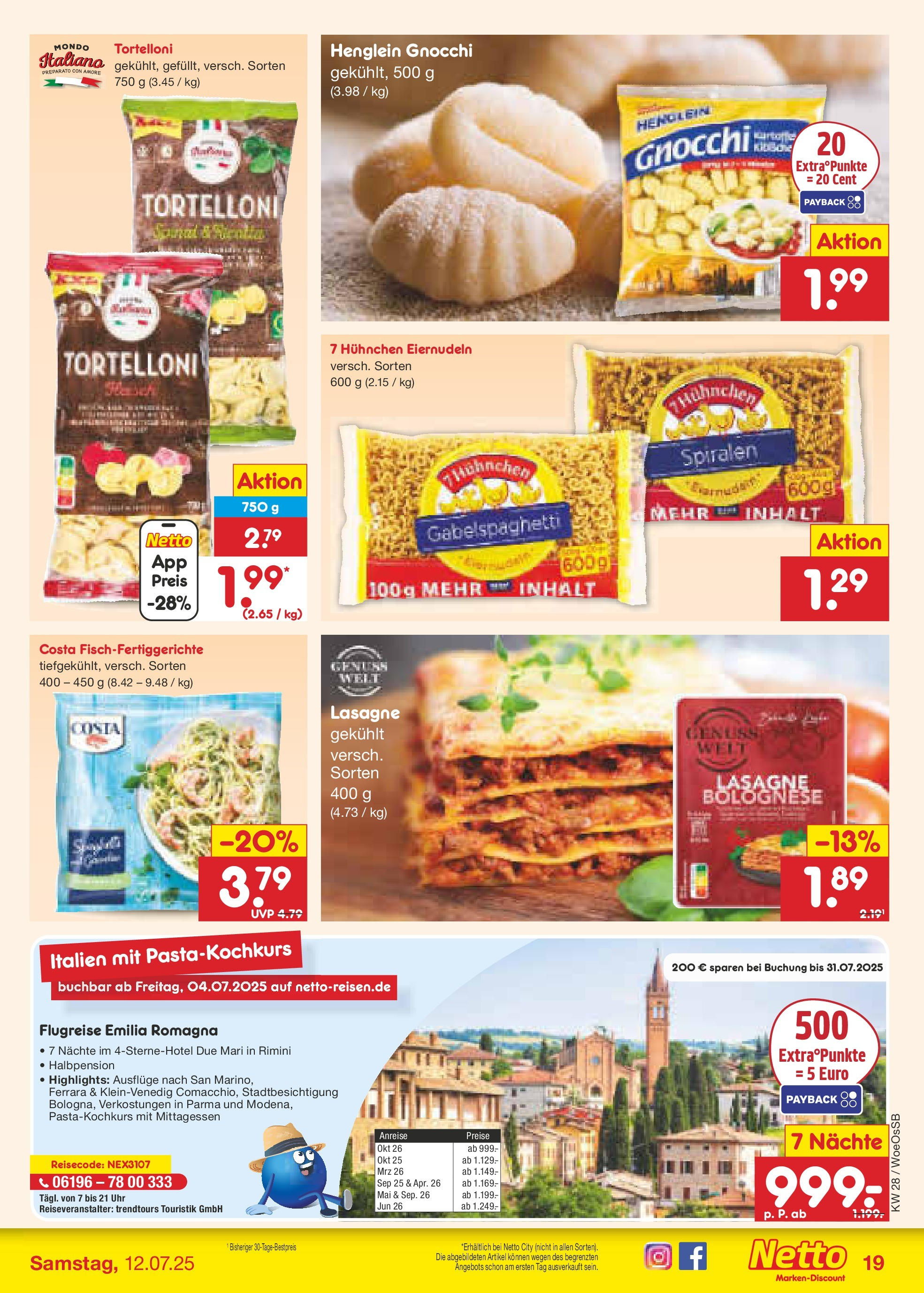 Netto Marken-Discount prospekt Gemmingen (ab 07.07.2025) » Angebote | Seite: 25 | Produkte: Pasta, Uhr Netto Marken-Discount prospekt Gemmingen (ab 07.07.2025) » Angebote | Seite: 25 | Produkte: Pasta, Uhr
