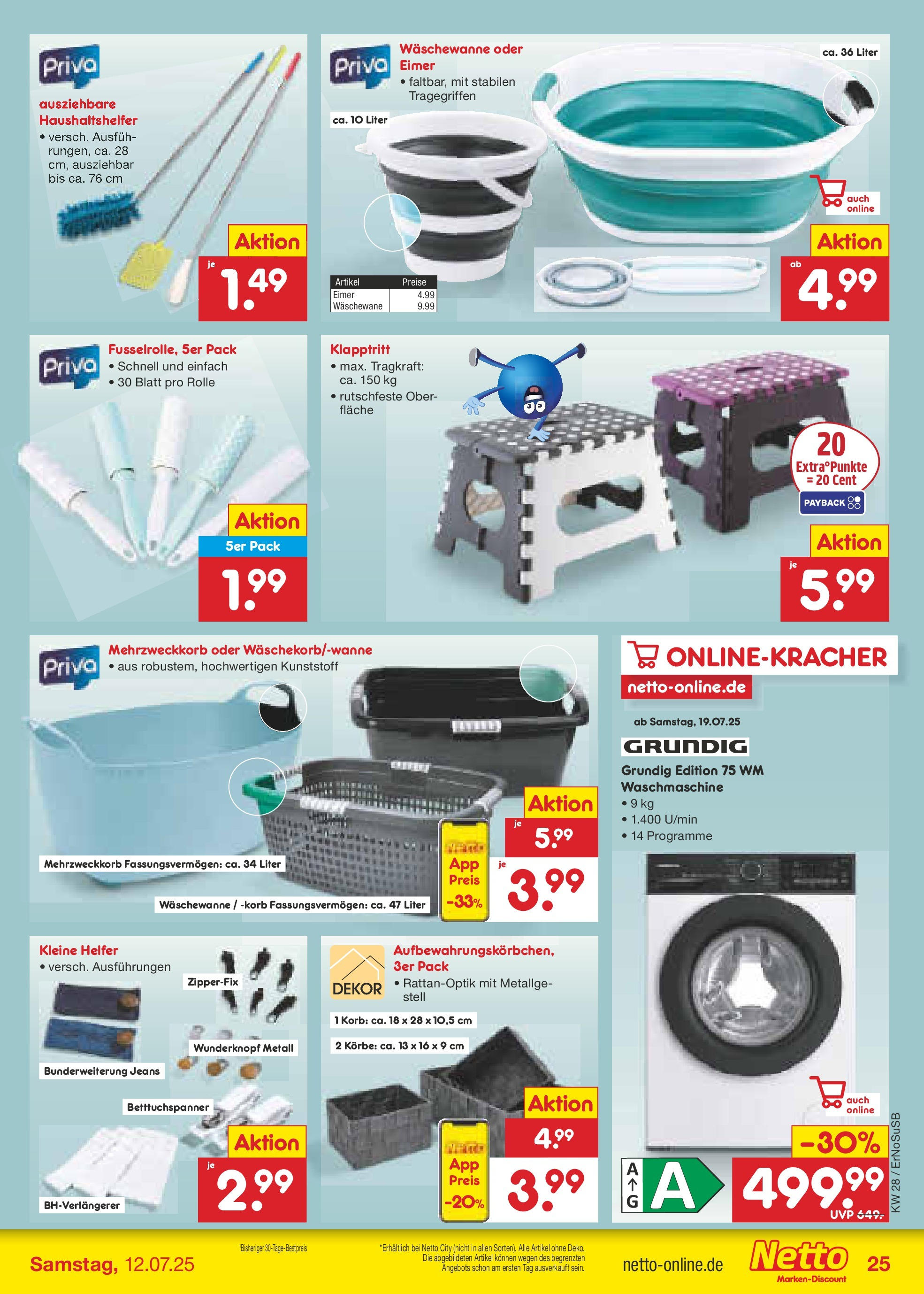 Netto Marken-Discount prospekt Nordhausen (ab 07.07.2025) » Angebote | Seite: 45 | Produkte: Korb, Waschmaschine, Jeans Netto Marken-Discount prospekt Nordhausen (ab 07.07.2025) » Angebote | Seite: 45 | Produkte: Korb, Waschmaschine, Jeans