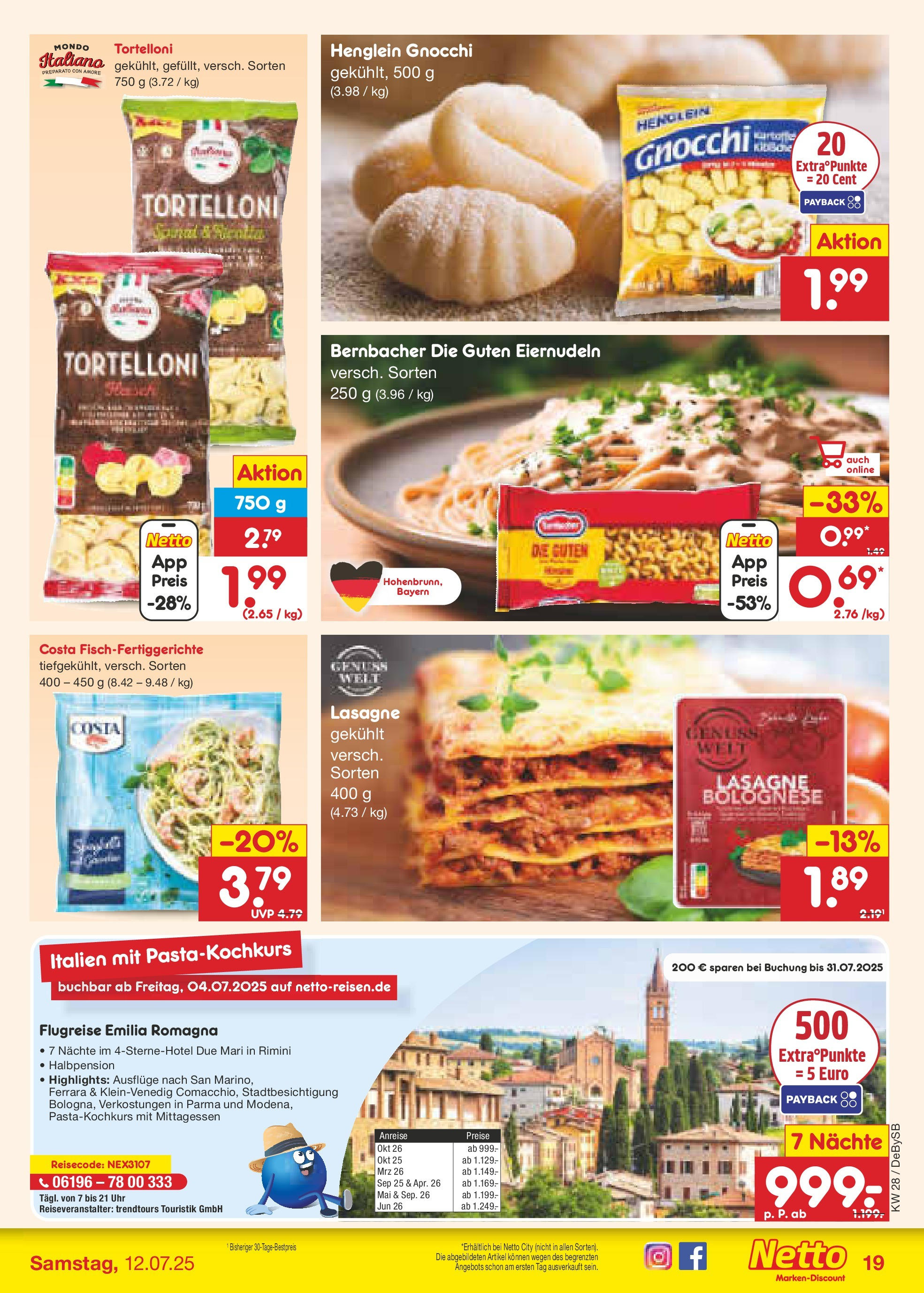 Netto Marken-Discount prospekt Thierhaupten (ab 07.07.2025) » Angebote | Seite: 25 | Produkte: Pasta, Uhr Netto Marken-Discount prospekt Thierhaupten (ab 07.07.2025) » Angebote | Seite: 25 | Produkte: Pasta, Uhr
