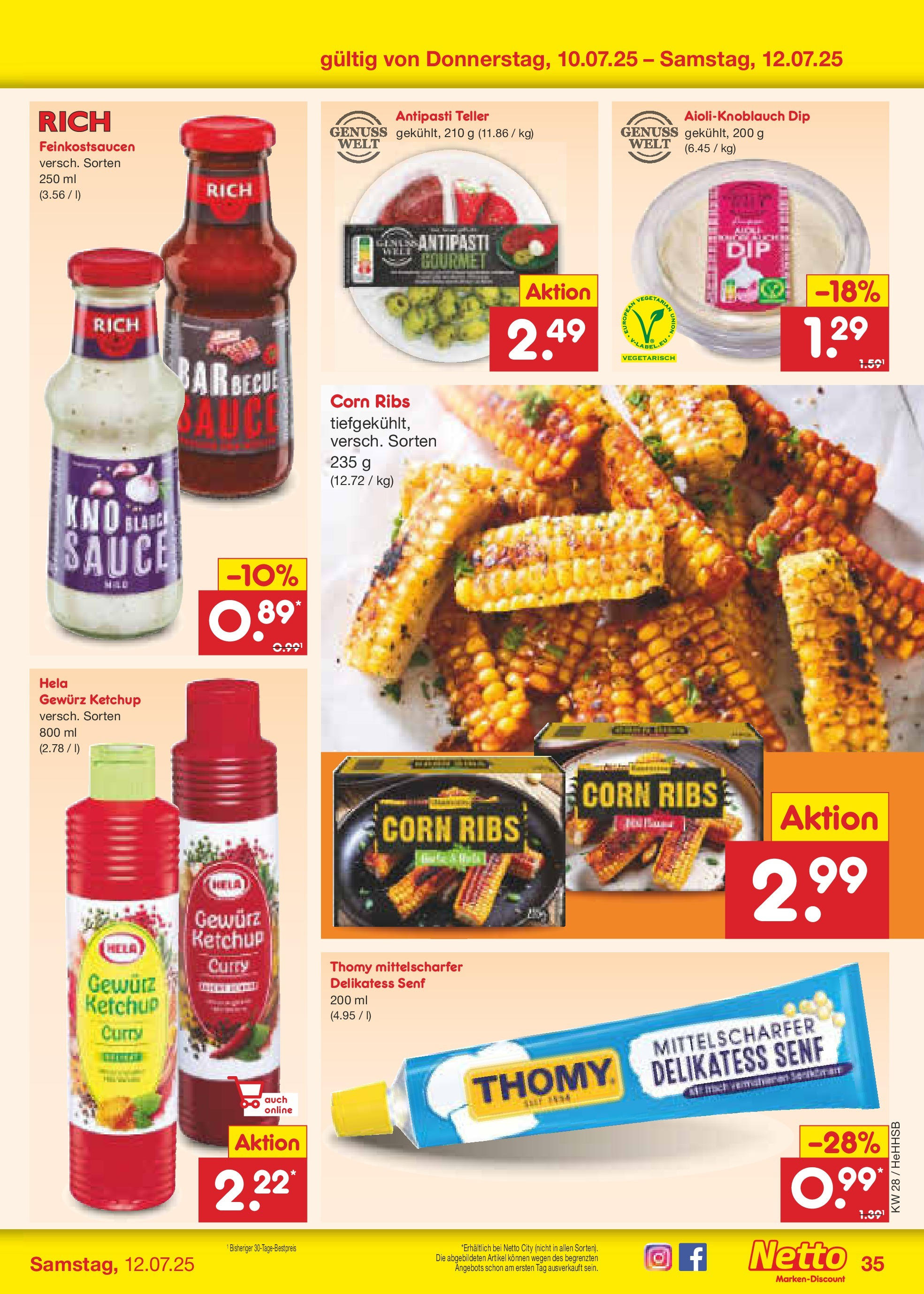 Netto Marken-Discount prospekt Hamburg (ab 07.07.2025) » Angebote | Seite: 51 | Produkte: Ketchup Netto Marken-Discount prospekt Hamburg (ab 07.07.2025) » Angebote | Seite: 51 | Produkte: Ketchup