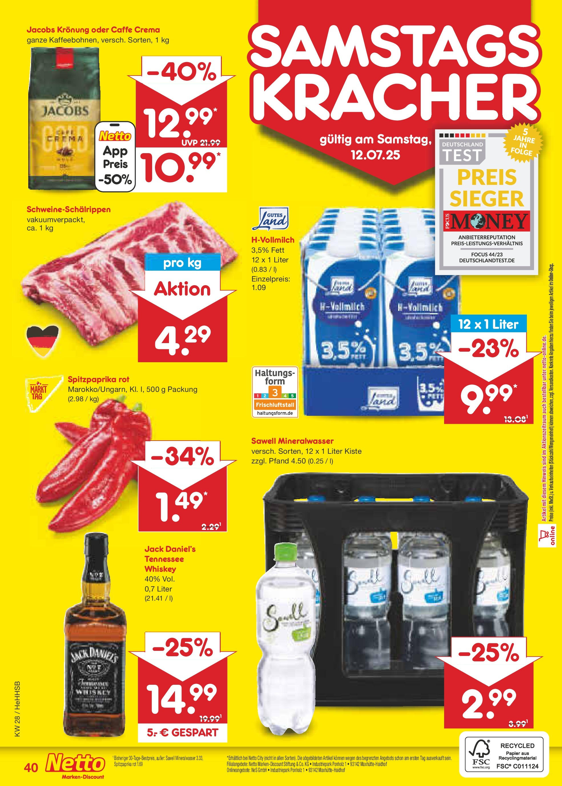 Netto Marken-Discount prospekt Hamburg (ab 07.07.2025) » Angebote | Seite: 58 | Produkte: Jack Daniel's, Mineralwasser, Whiskey Netto Marken-Discount prospekt Hamburg (ab 07.07.2025) » Angebote | Seite: 58 | Produkte: Jack Daniel's, Mineralwasser, Whiskey