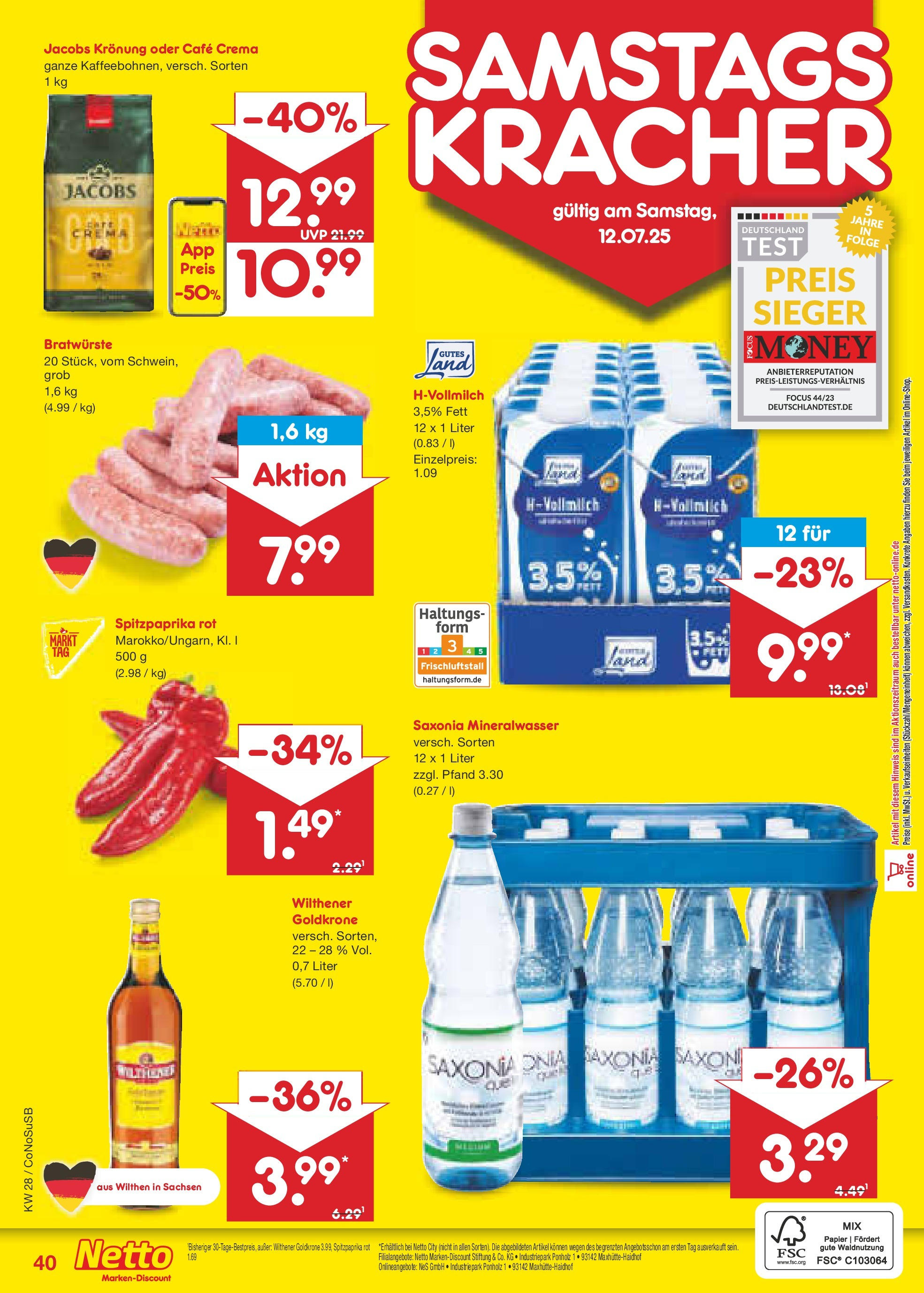 Netto Marken-Discount prospekt Kloster Lehnin (ab 07.07.2025) » Angebote | Seite: 58 | Produkte: Wilthener, Mineralwasser Netto Marken-Discount prospekt Kloster Lehnin (ab 07.07.2025) » Angebote | Seite: 58 | Produkte: Wilthener, Mineralwasser