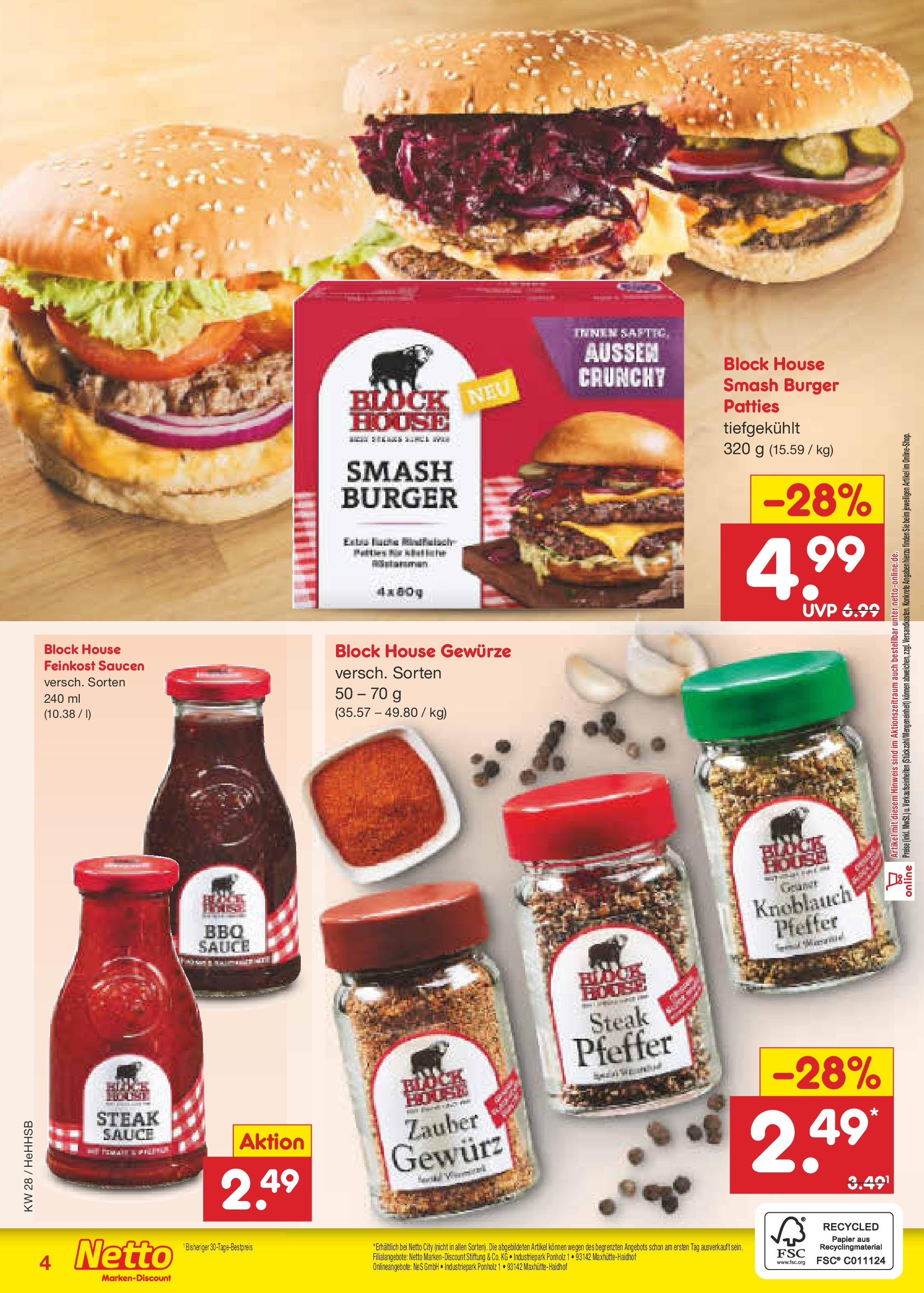 Netto Marken-Discount prospekt Hamburg (ab 07.07.2025) » Angebote | Seite: 62 | Produkte: Gewürze, Pfeffer, Knoblauch, Steak Netto Marken-Discount prospekt Hamburg (ab 07.07.2025) » Angebote | Seite: 62 | Produkte: Gewürze, Pfeffer, Knoblauch, Steak