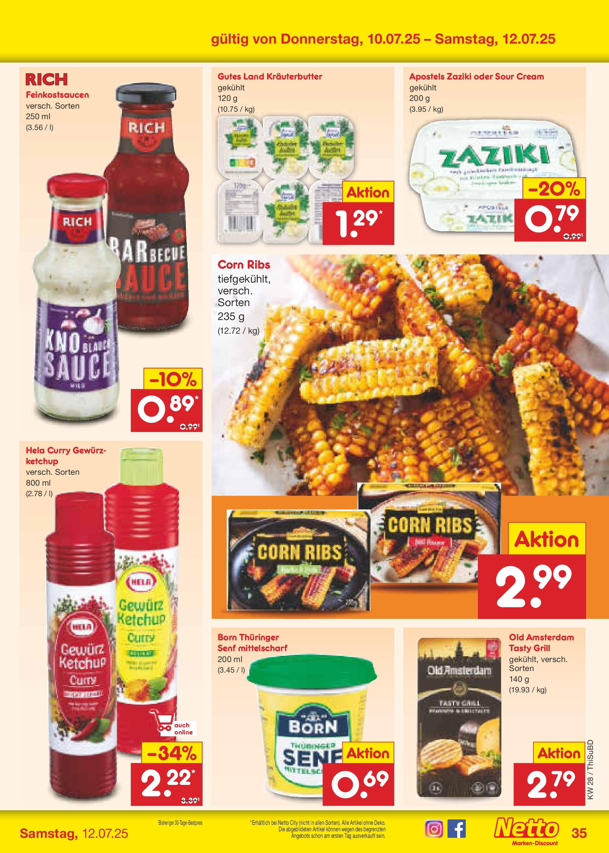 Netto Marken-Discount prospekt Thiendorf (ab 07.07.2025) » Angebote | Seite: 51 | Produkte: Grill, Butter, Kräuterbutter, Ketchup Netto Marken-Discount prospekt Thiendorf (ab 07.07.2025) » Angebote | Seite: 51 | Produkte: Grill, Butter, Kräuterbutter, Ketchup