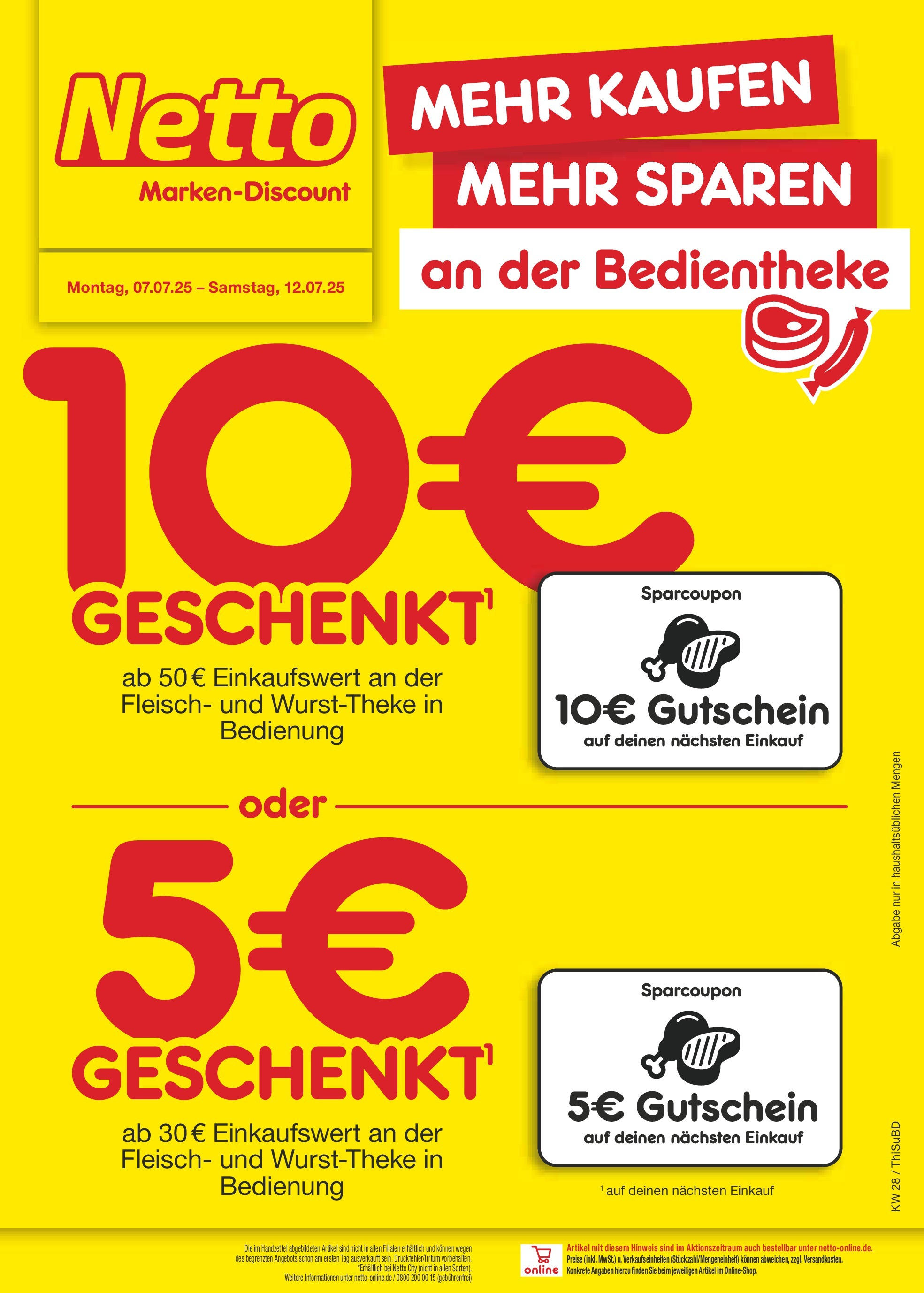 Netto Marken-Discount prospekt Thiendorf (ab 07.07.2025) » Angebote | Seite: 59 | Produkte: Fleisch Netto Marken-Discount prospekt Thiendorf (ab 07.07.2025) » Angebote | Seite: 59 | Produkte: Fleisch