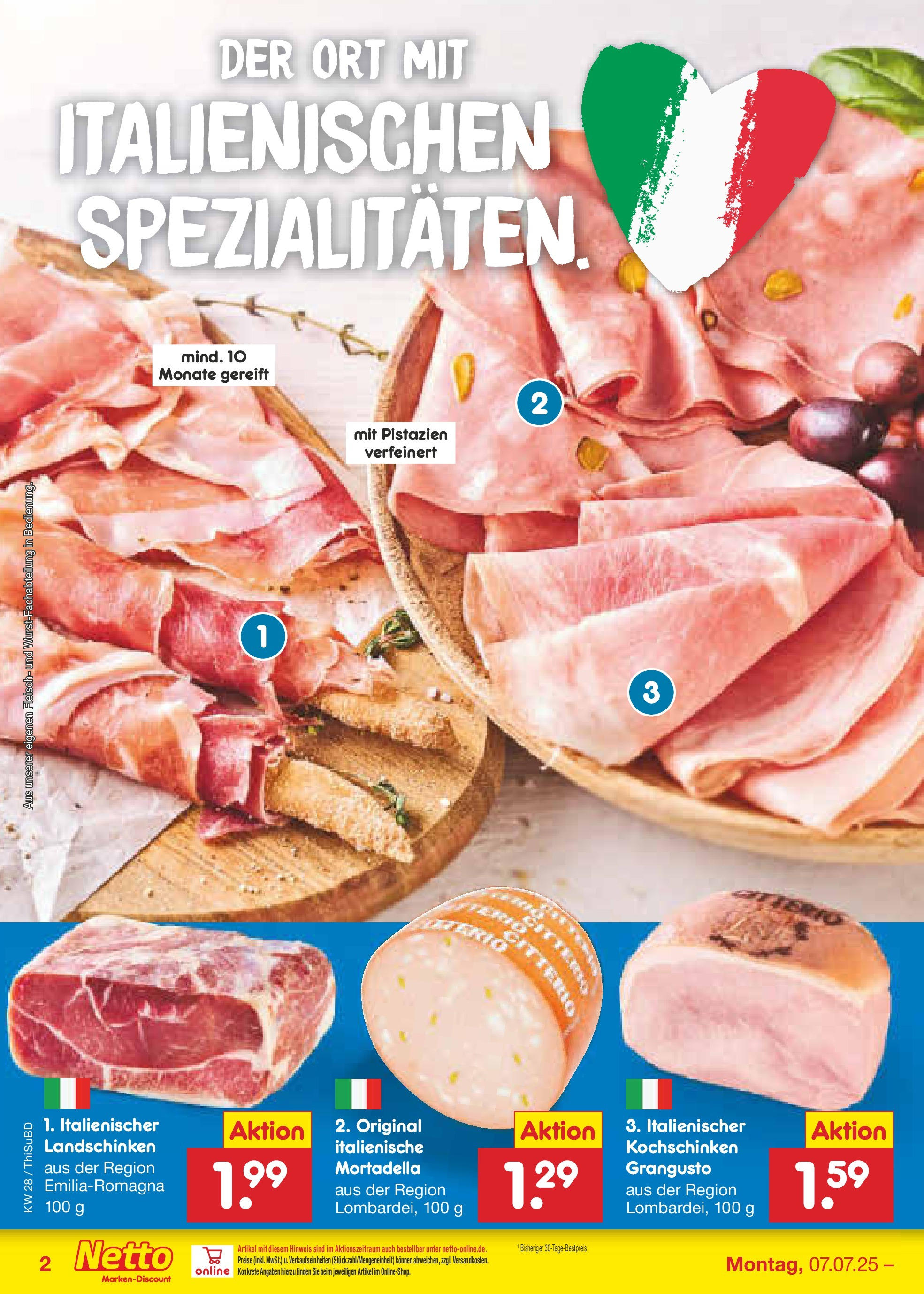 Netto Marken-Discount prospekt Thiendorf (ab 07.07.2025) » Angebote | Seite: 60 | Produkte: Pistazien, Fleisch Netto Marken-Discount prospekt Thiendorf (ab 07.07.2025) » Angebote | Seite: 60 | Produkte: Pistazien, Fleisch