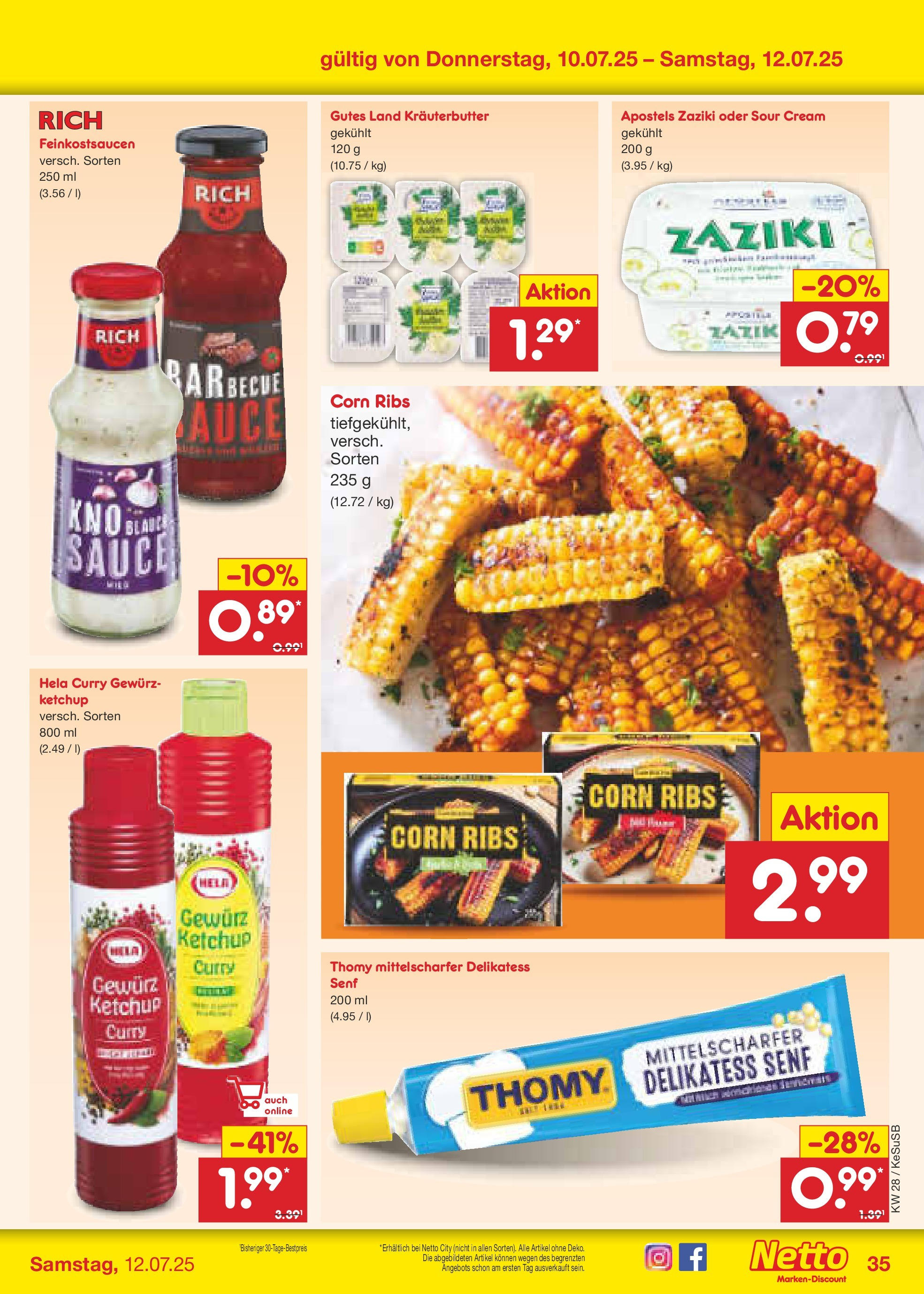 Netto Marken-Discount prospekt Kruft (ab 07.07.2025) » Angebote | Seite: 50 | Produkte: Butter, Kräuterbutter, Knoblauch, Ketchup Netto Marken-Discount prospekt Kruft (ab 07.07.2025) » Angebote | Seite: 50 | Produkte: Butter, Kräuterbutter, Knoblauch, Ketchup
