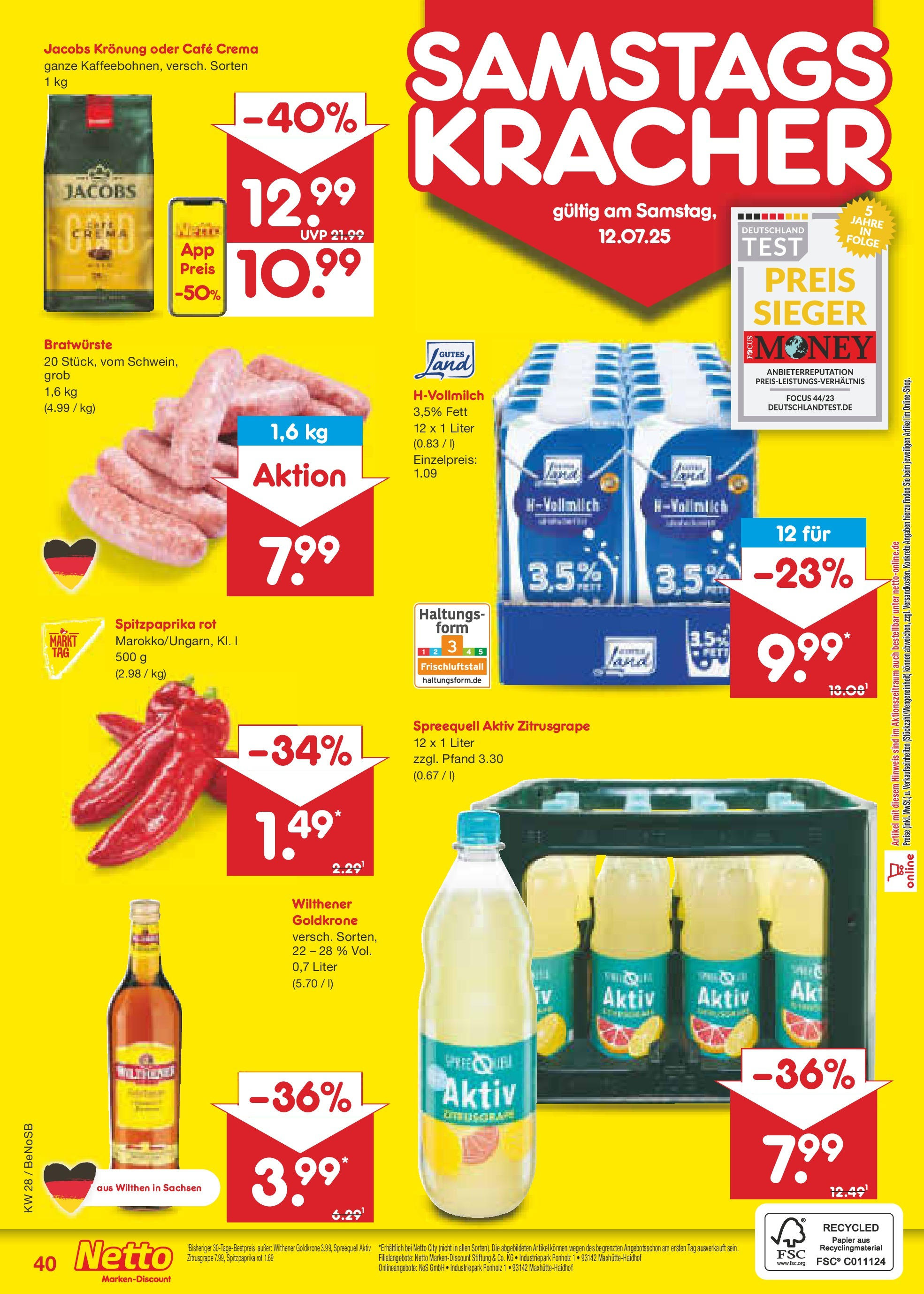 Netto Marken-Discount prospekt Bergen Auf Rügen (ab 06.07.2025) » Angebote | Seite: 58 | Produkte: Wilthener, Grapefruit Netto Marken-Discount prospekt Bergen Auf Rügen (ab 06.07.2025) » Angebote | Seite: 58 | Produkte: Wilthener, Grapefruit