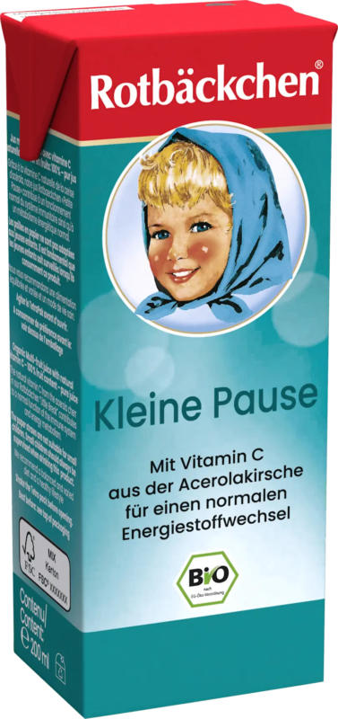 Rotbäckchen Minisaft Kleine Pause